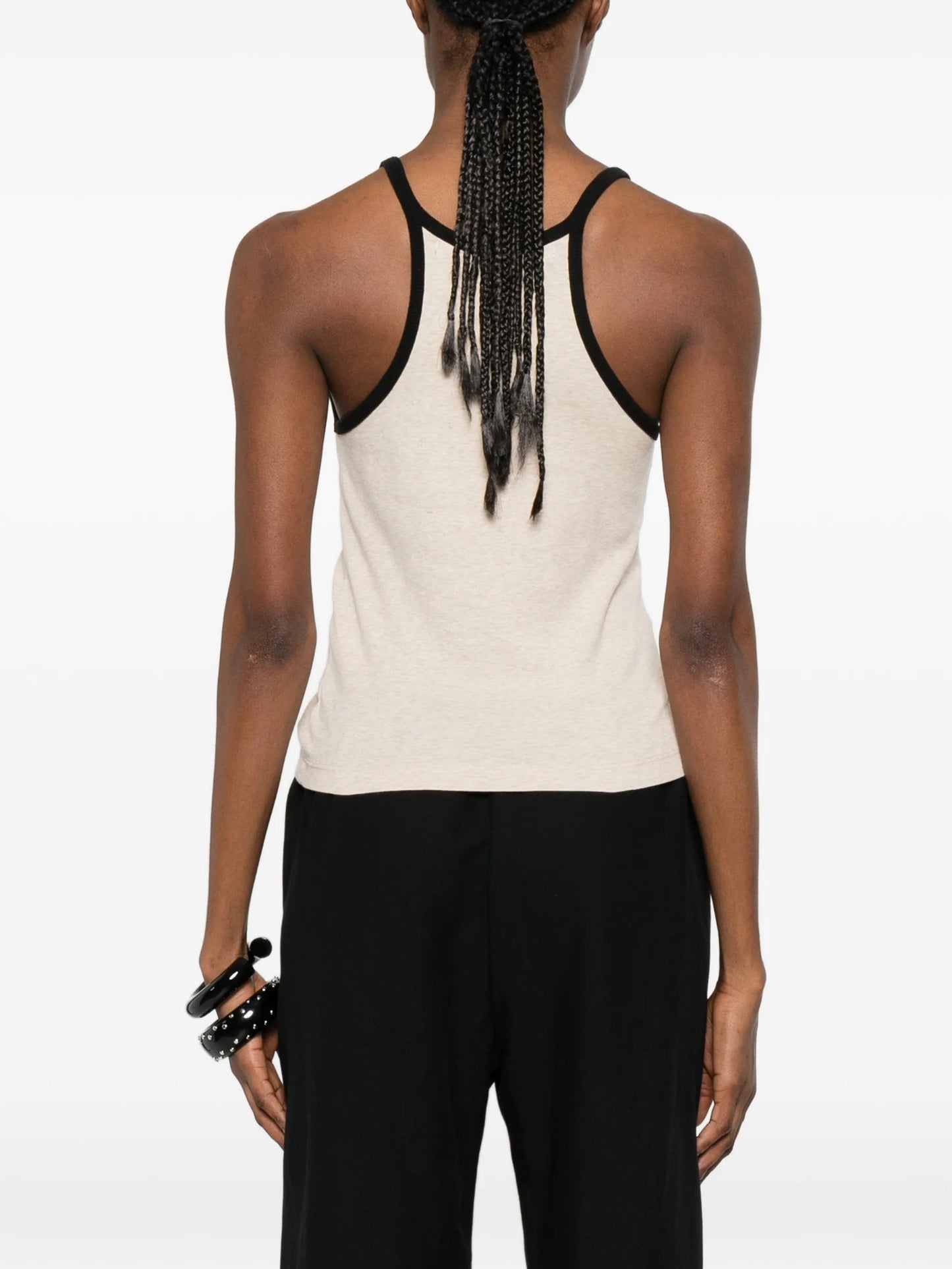 scoop-neck top