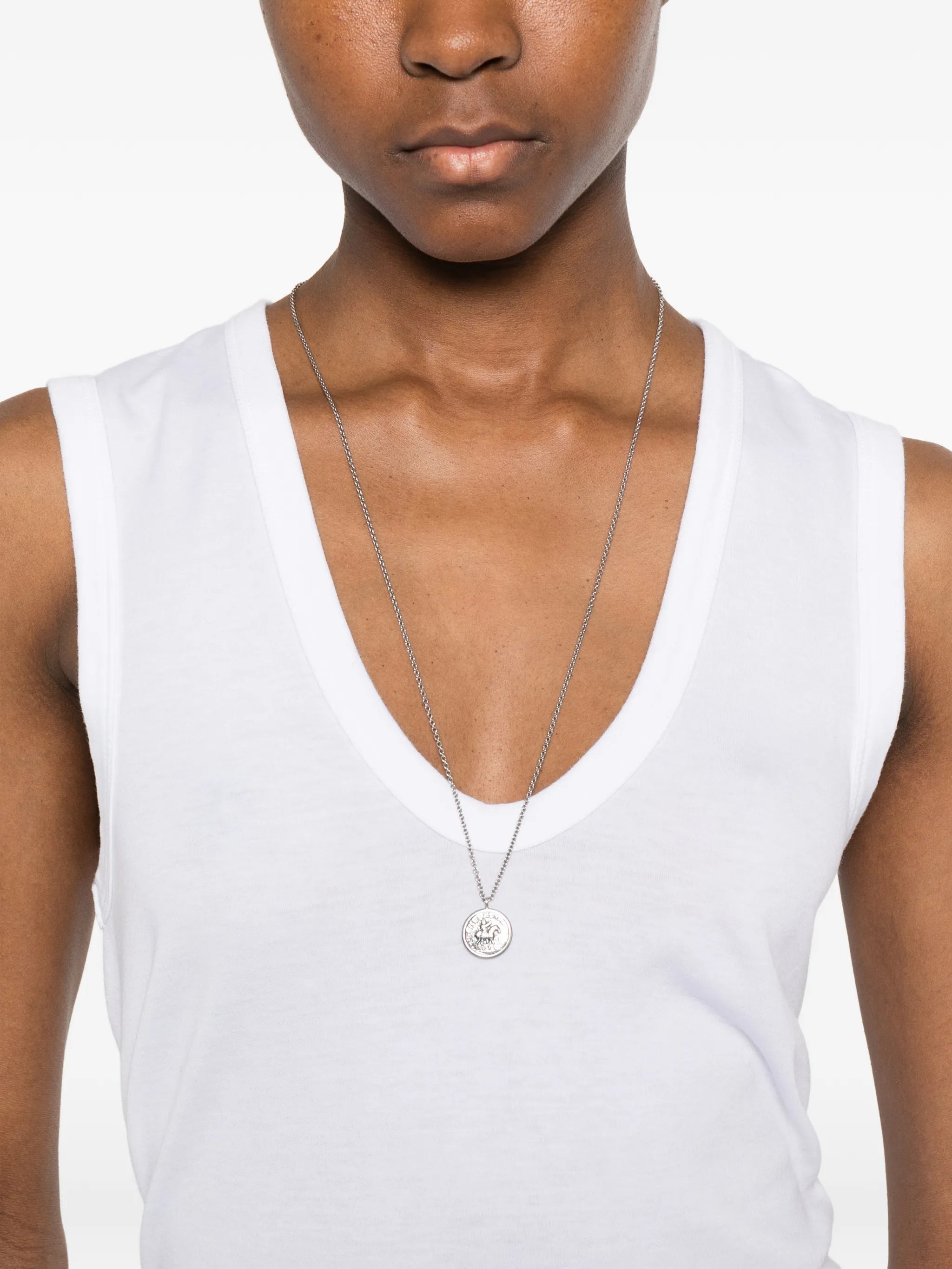 scoop-neck tank top
