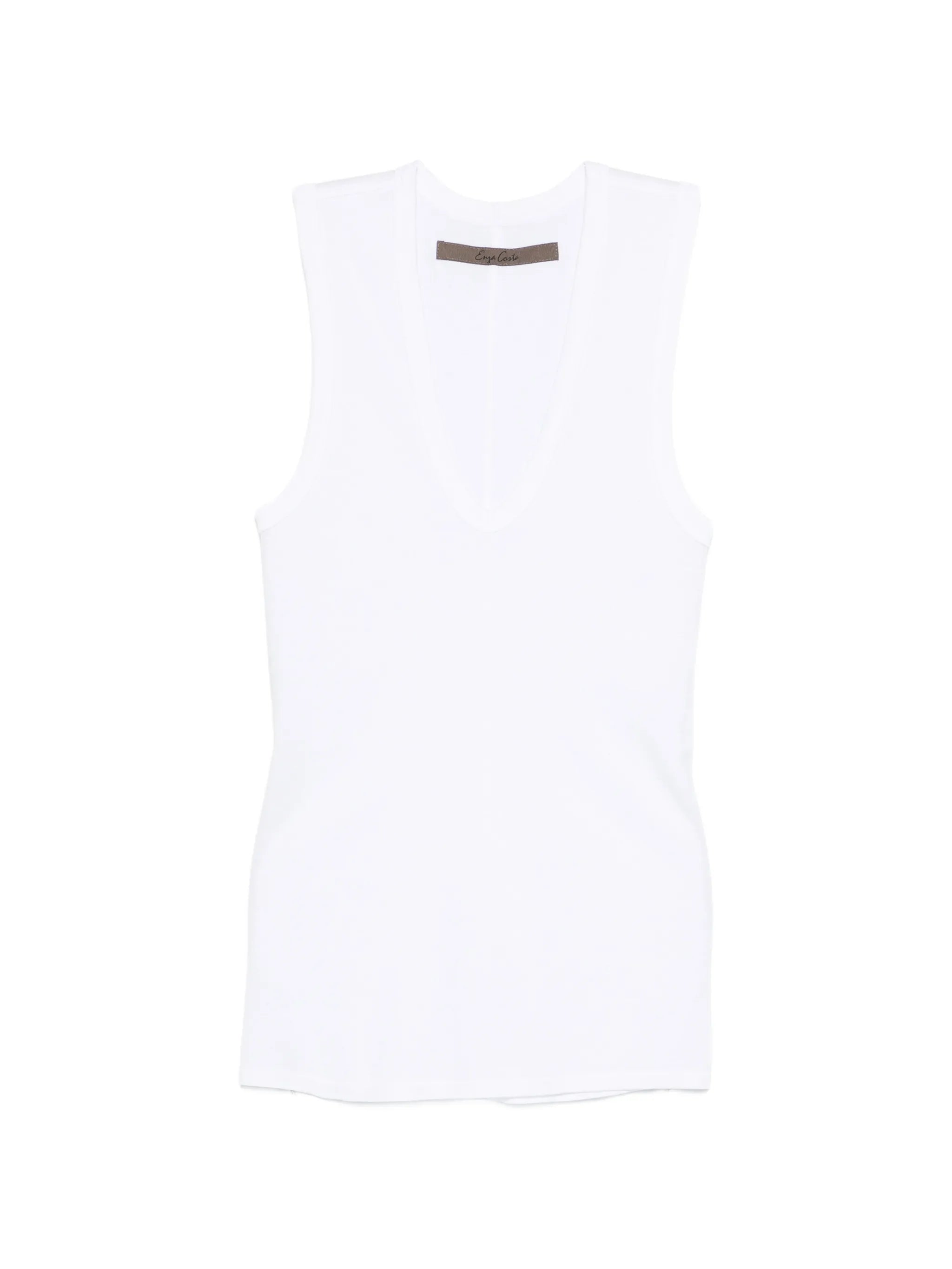 scoop-neck tank top