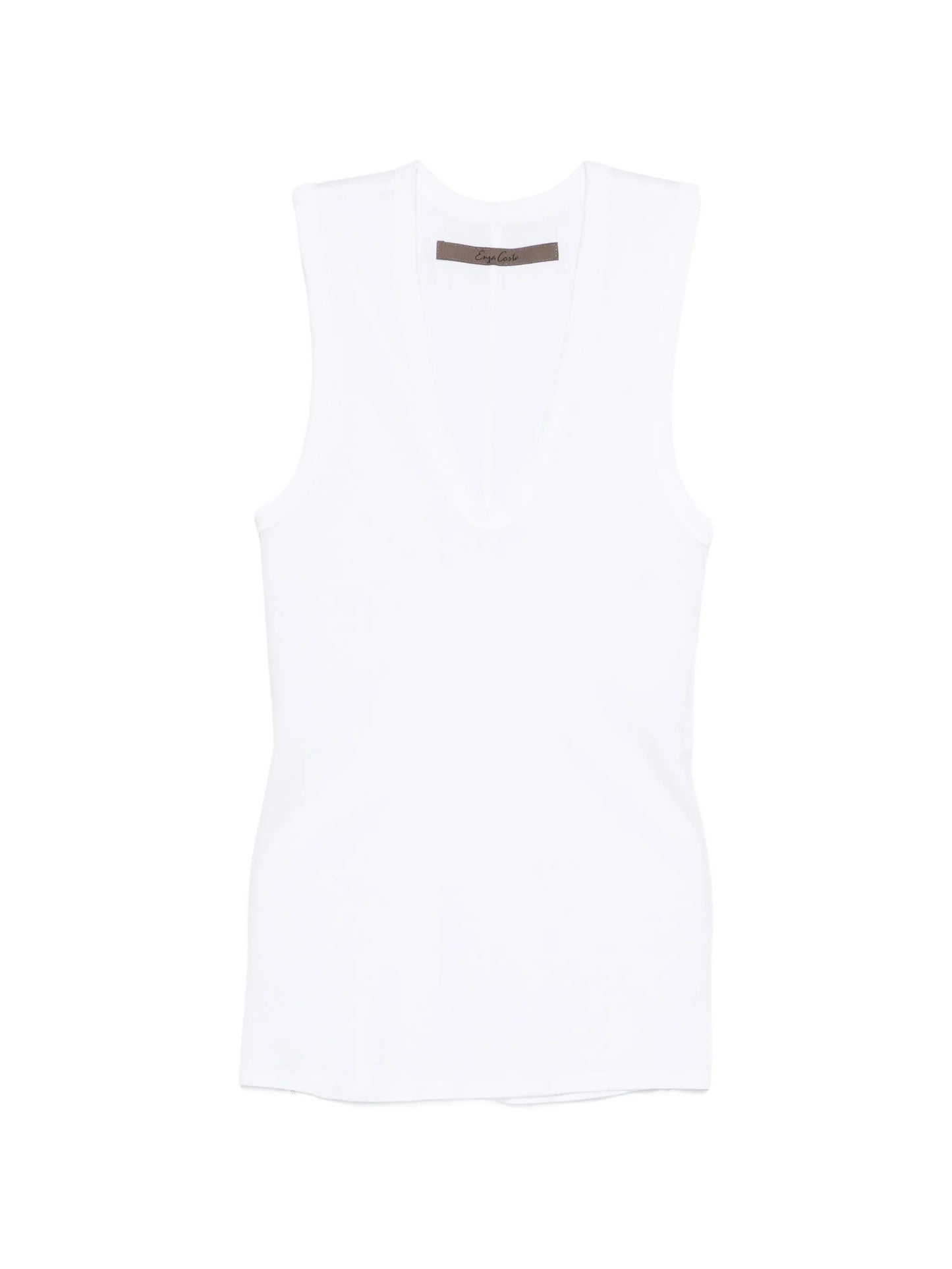 scoop-neck tank top
