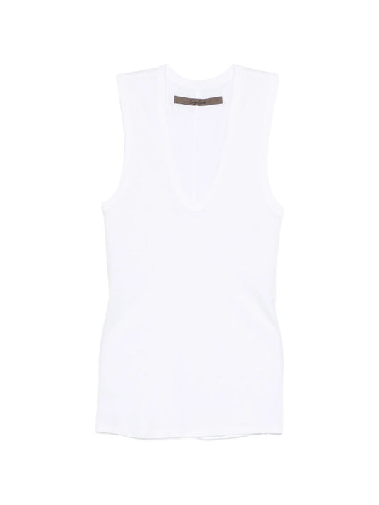 scoop-neck tank top