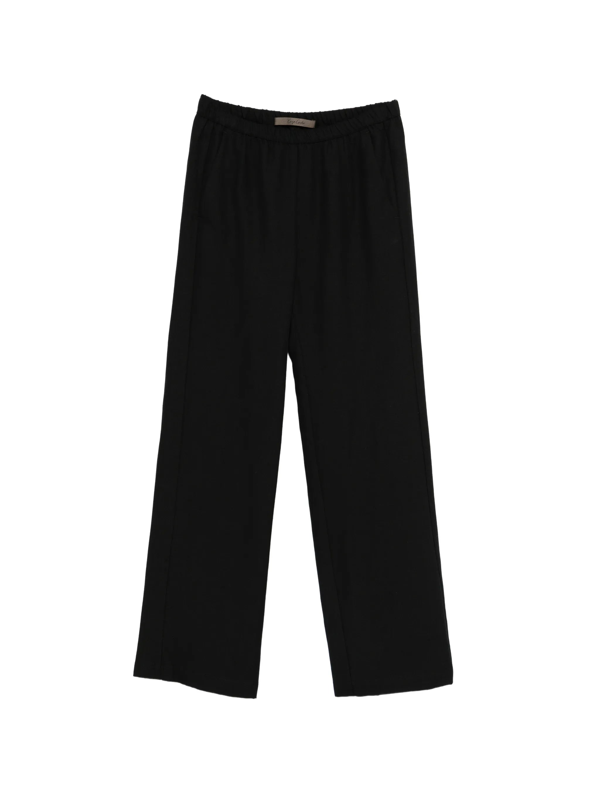 elasticated twill trousers