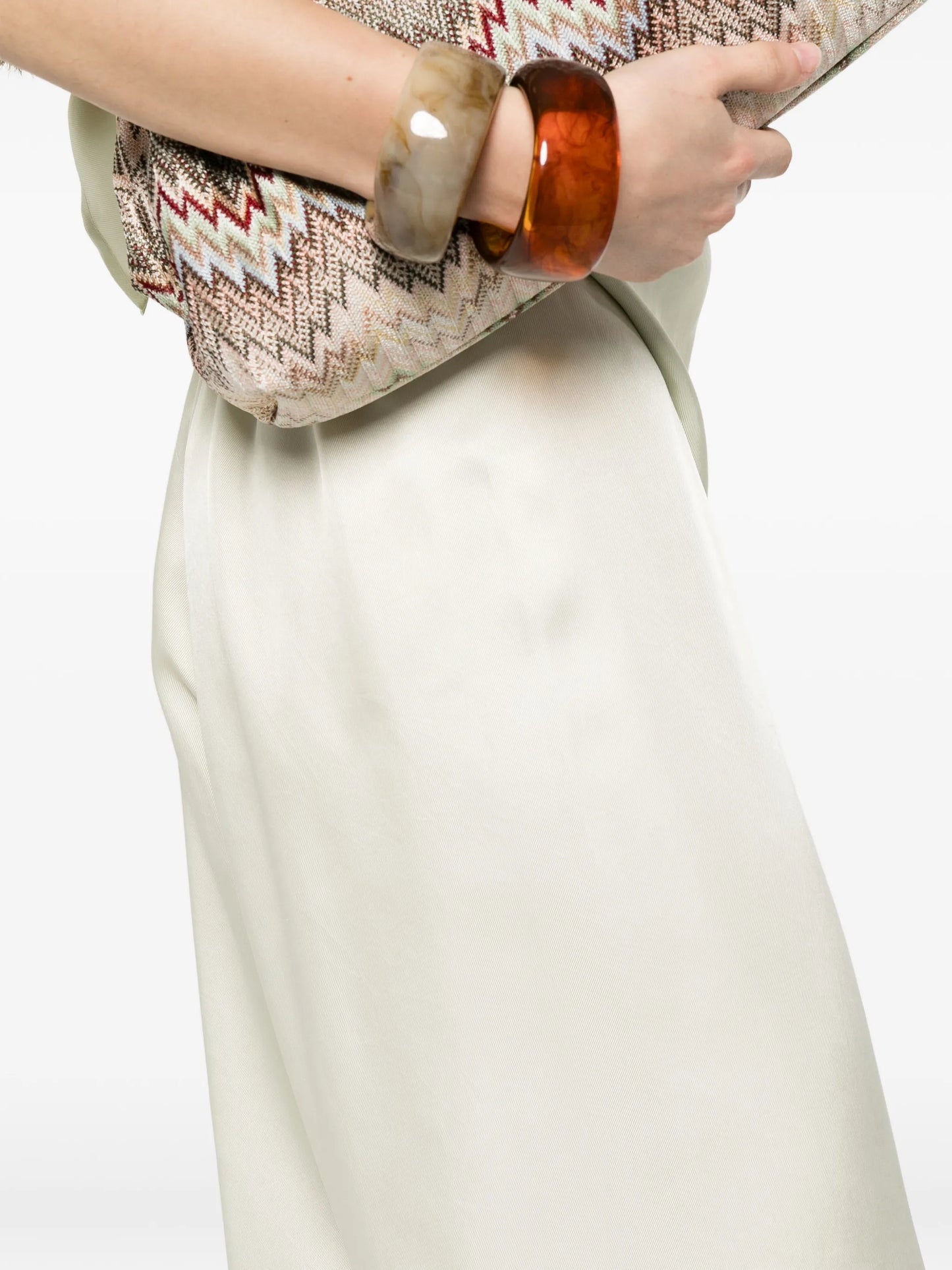 fluid twill trousers