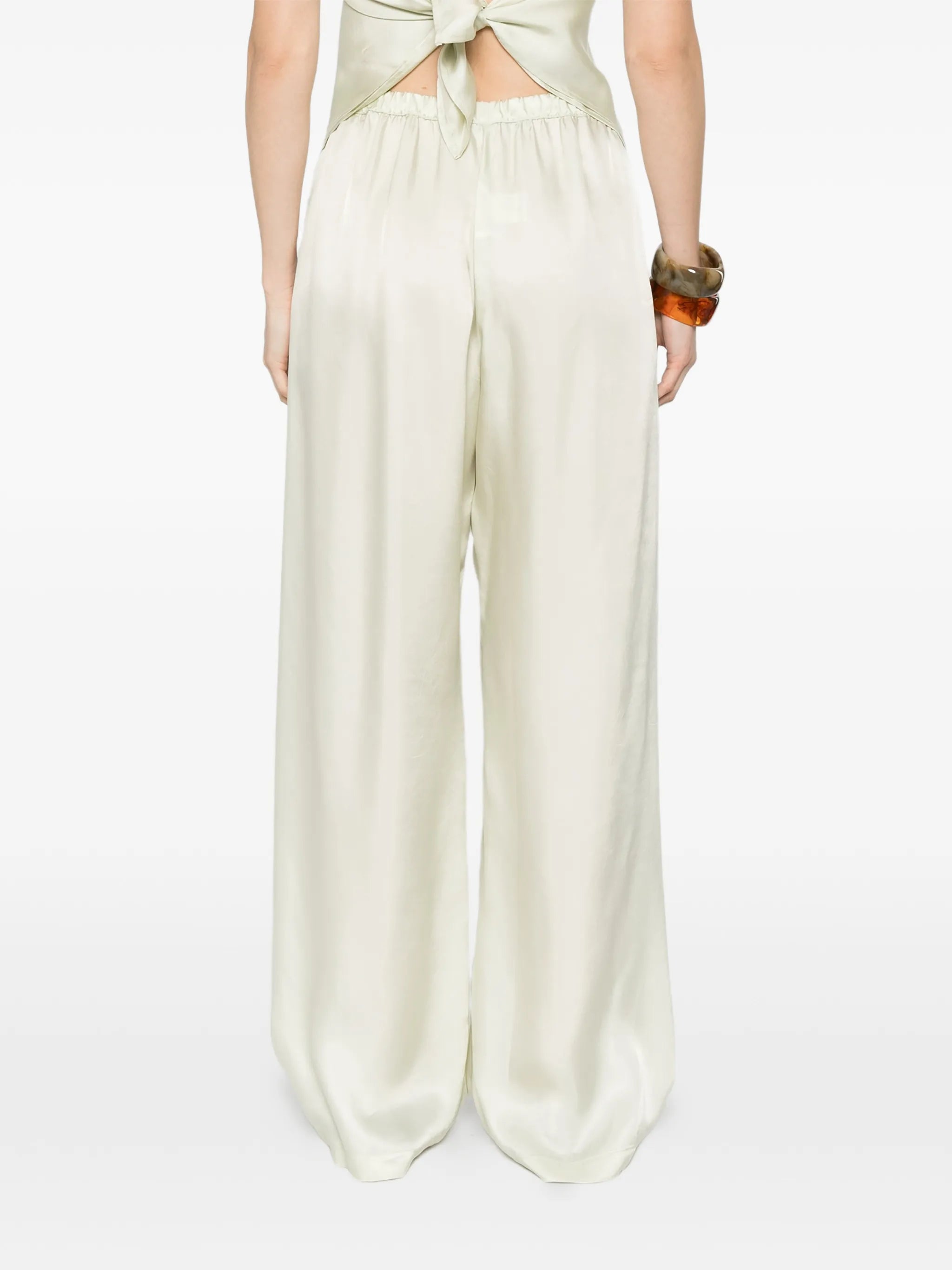 fluid twill trousers