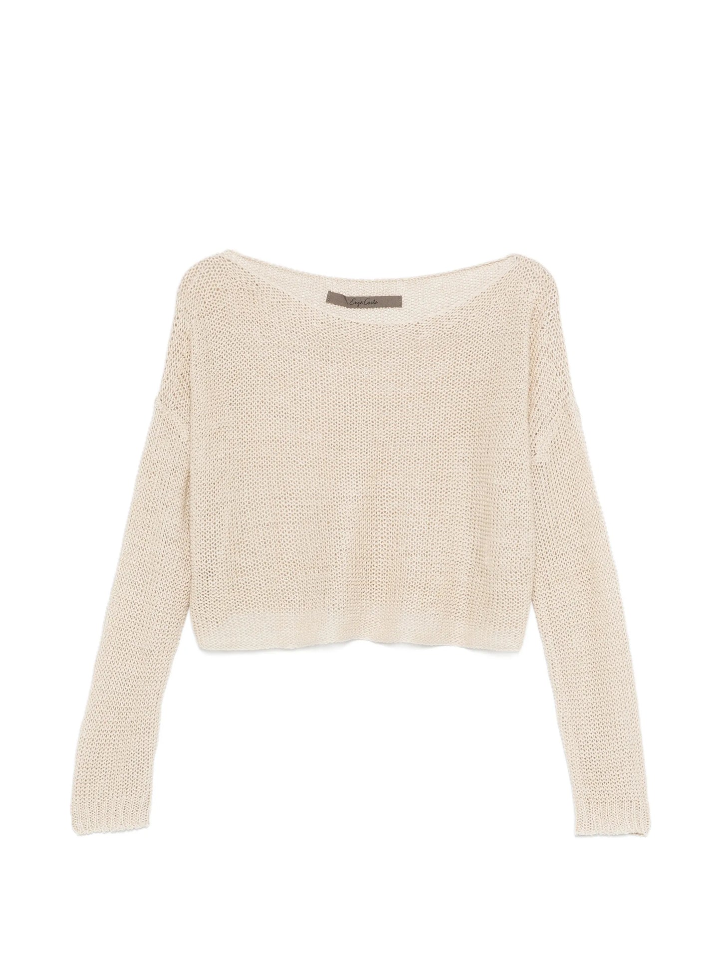 open-knit sweater