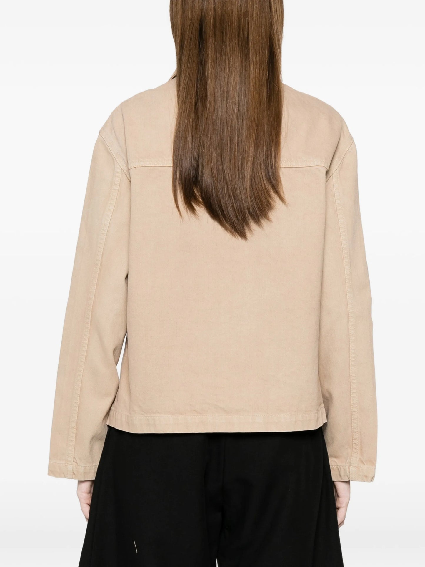 buttoned cotton jacket