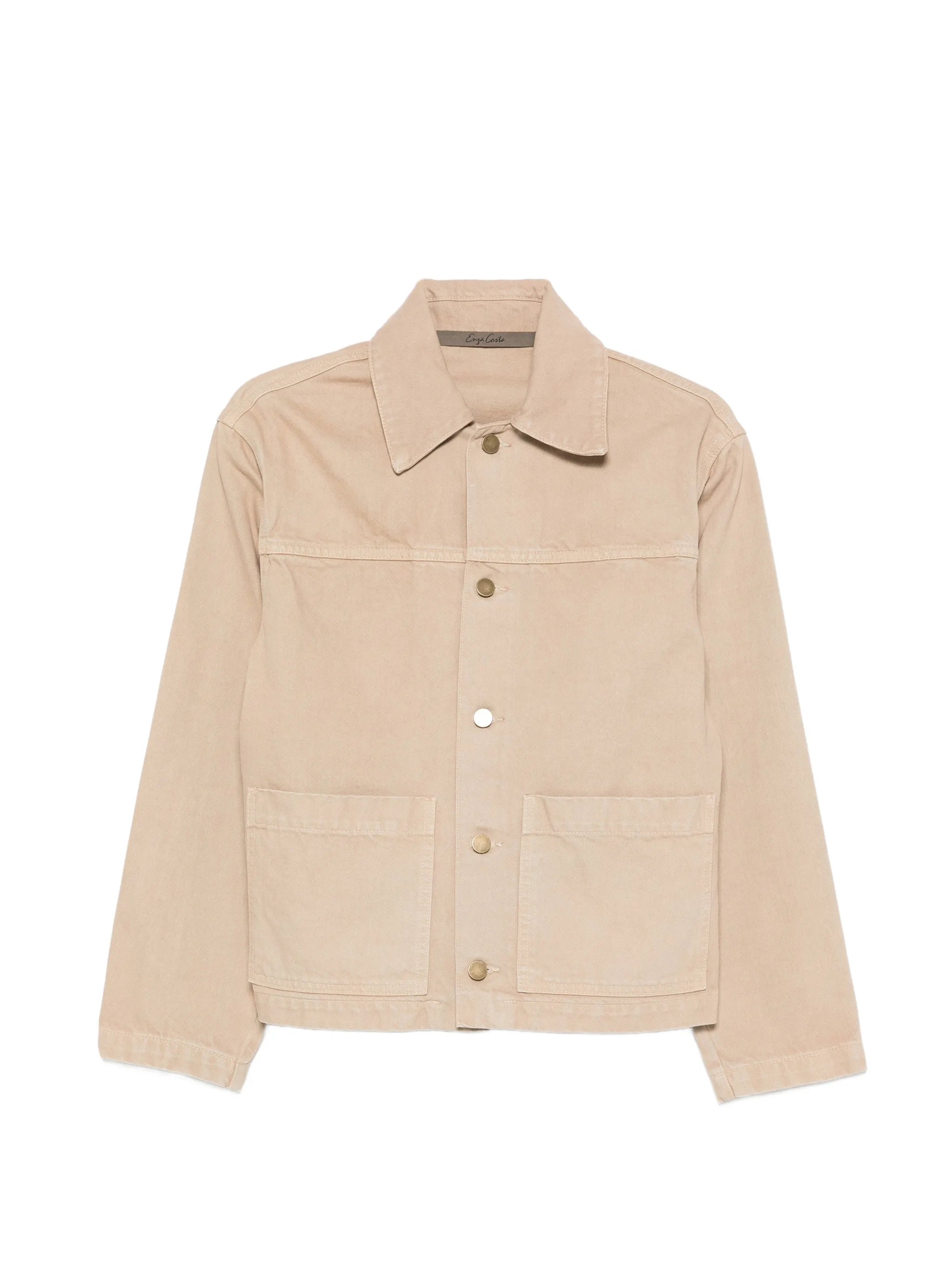 buttoned cotton jacket