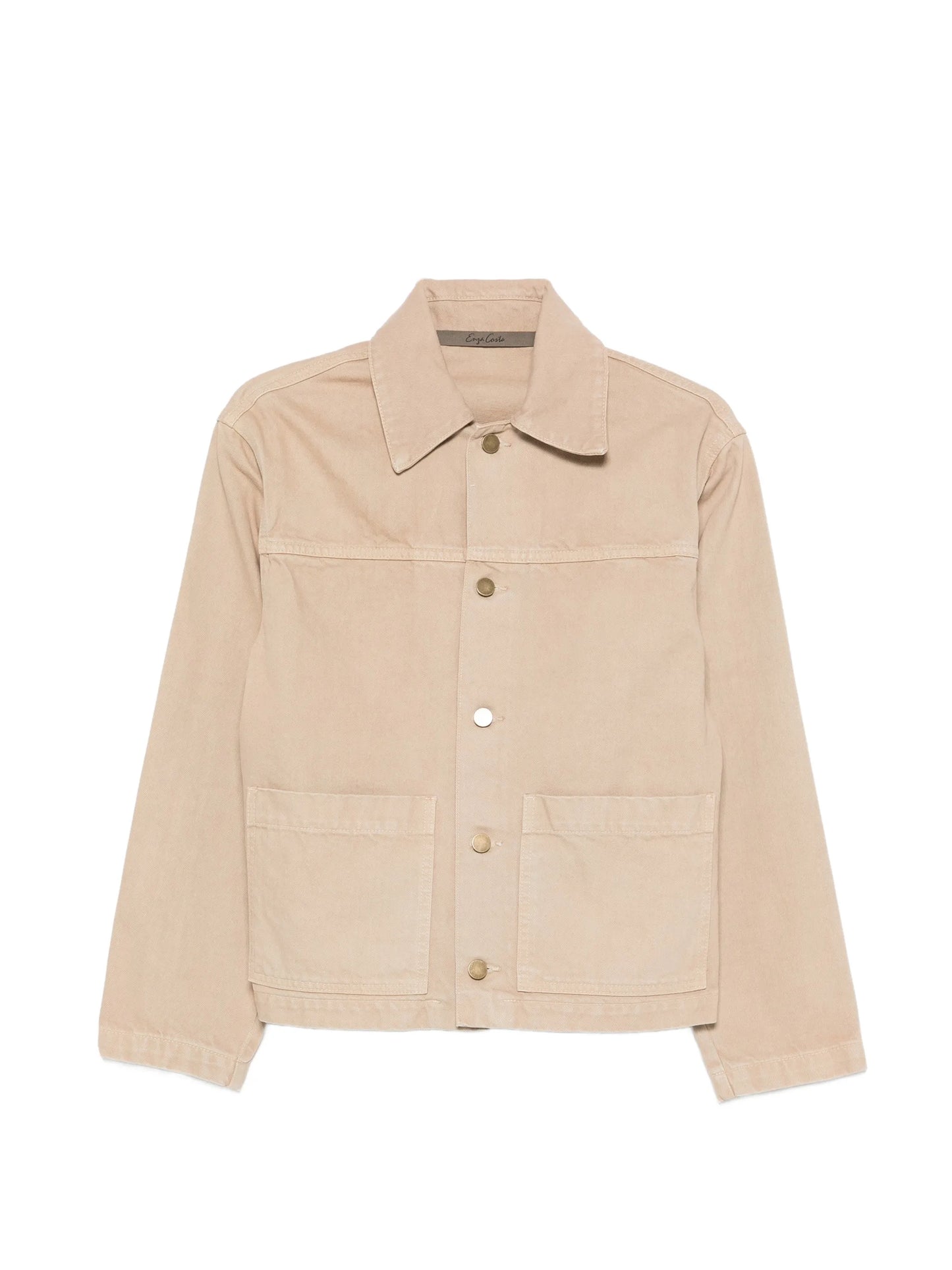buttoned cotton jacket