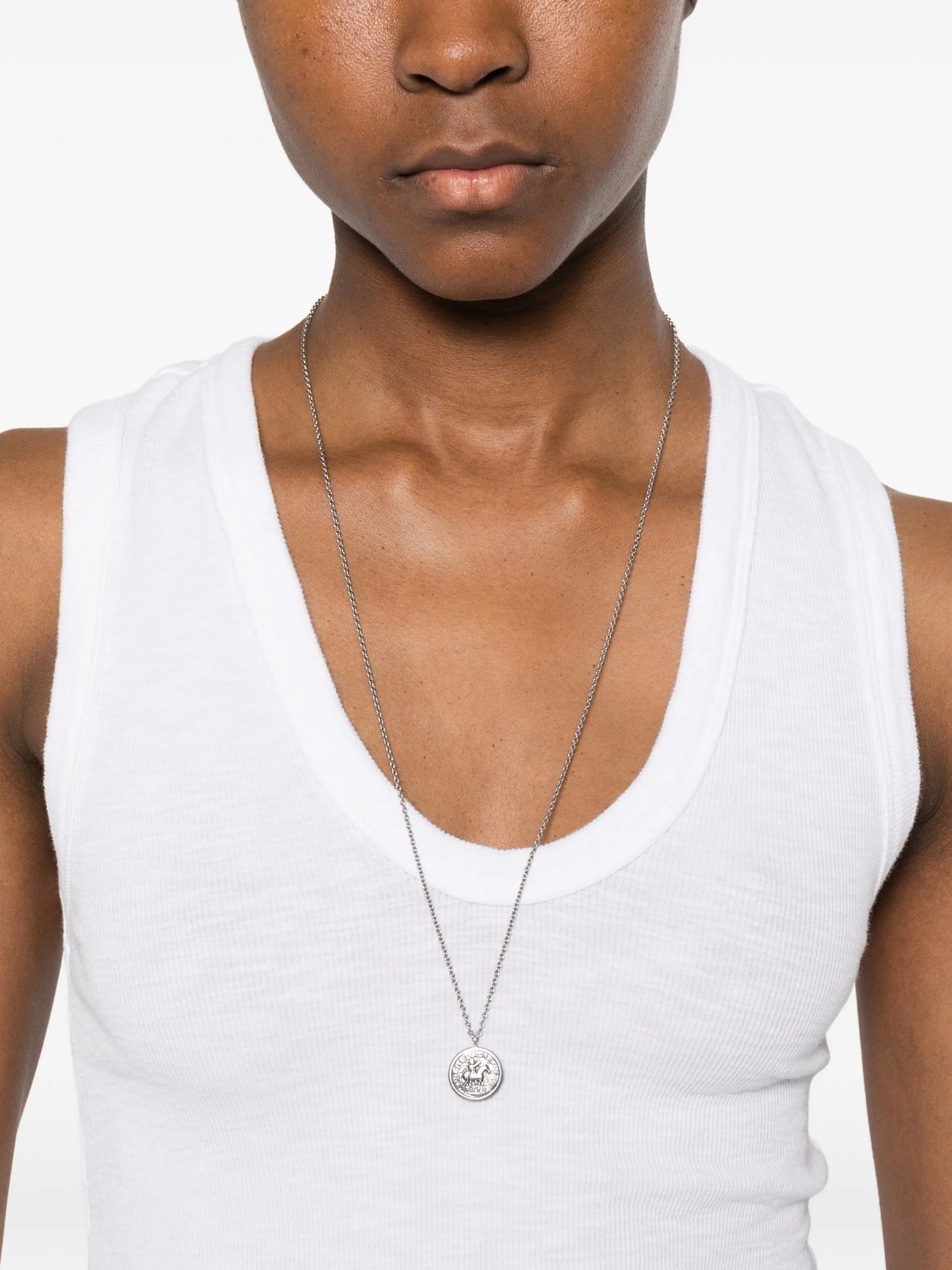 textured rib cotton tank top