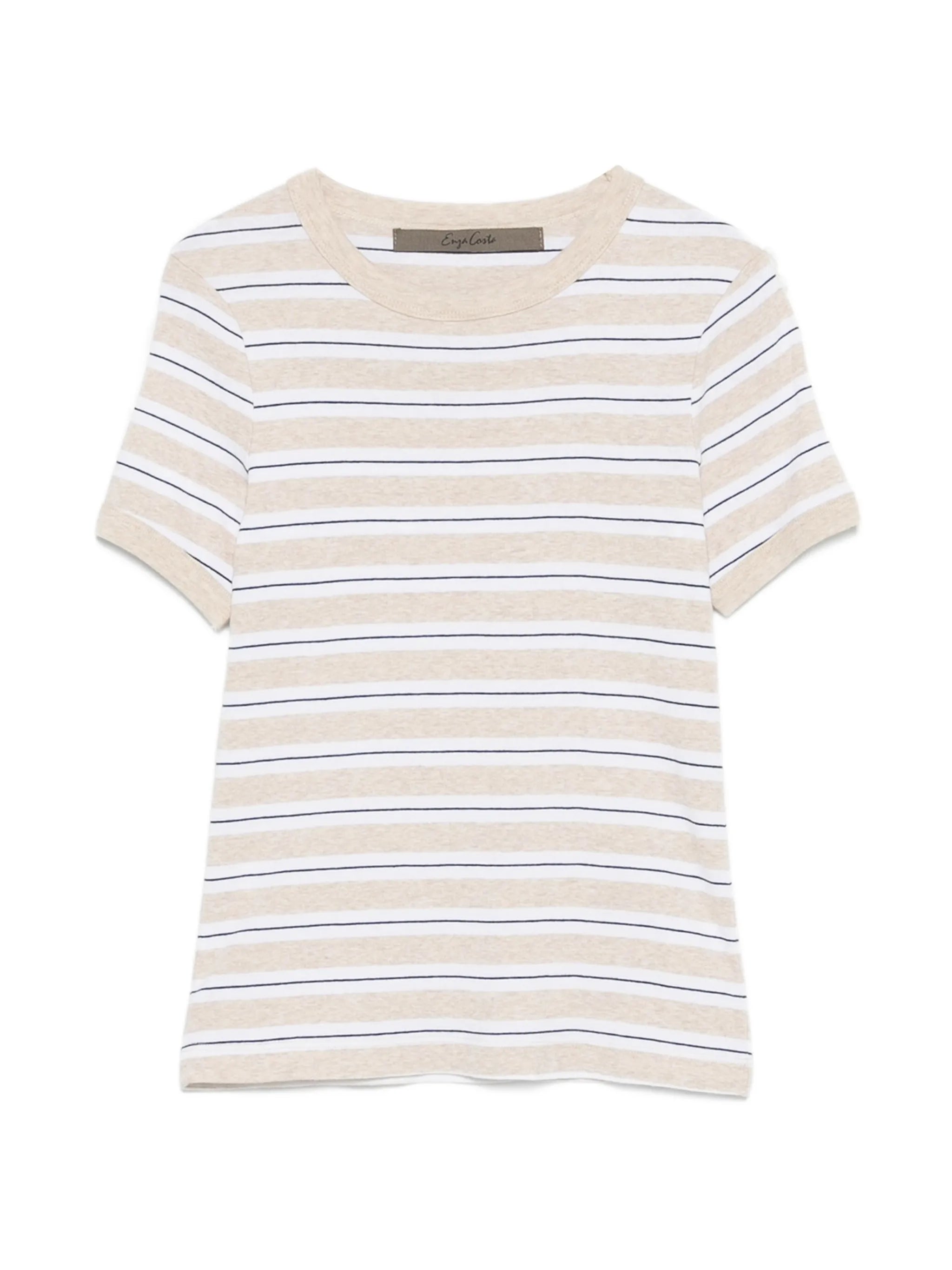 striped cotton T-shirt