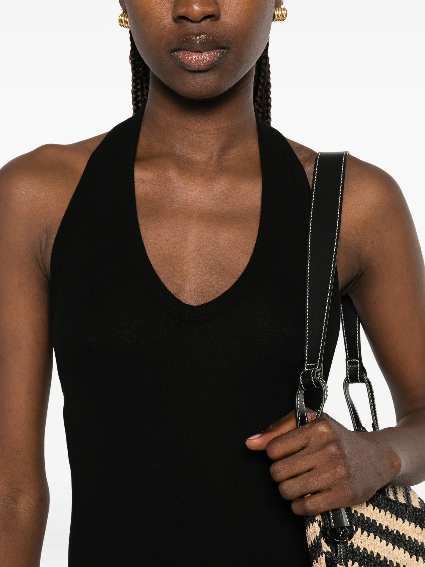ribbed maxi dress