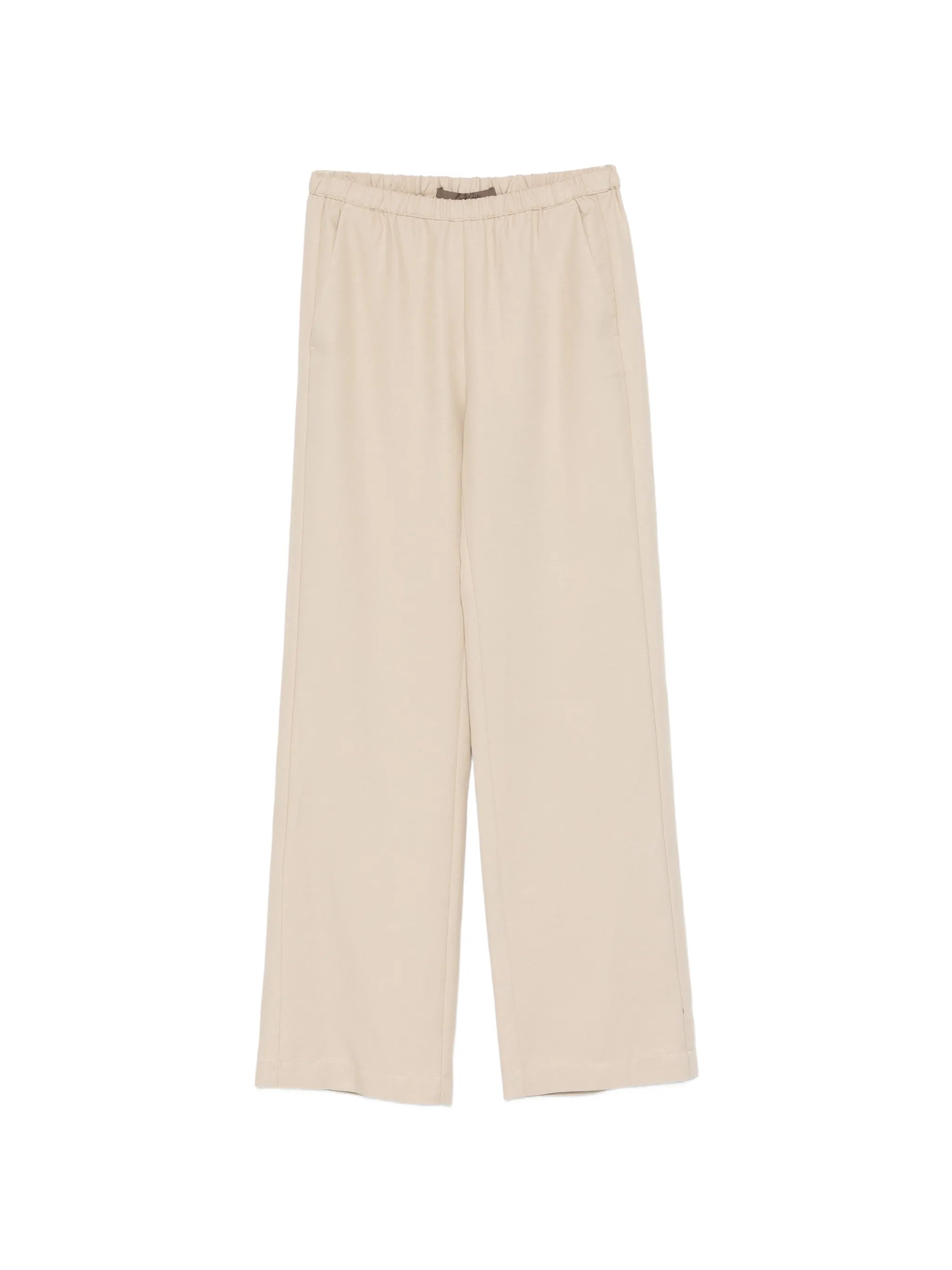 elasticated twill trousers