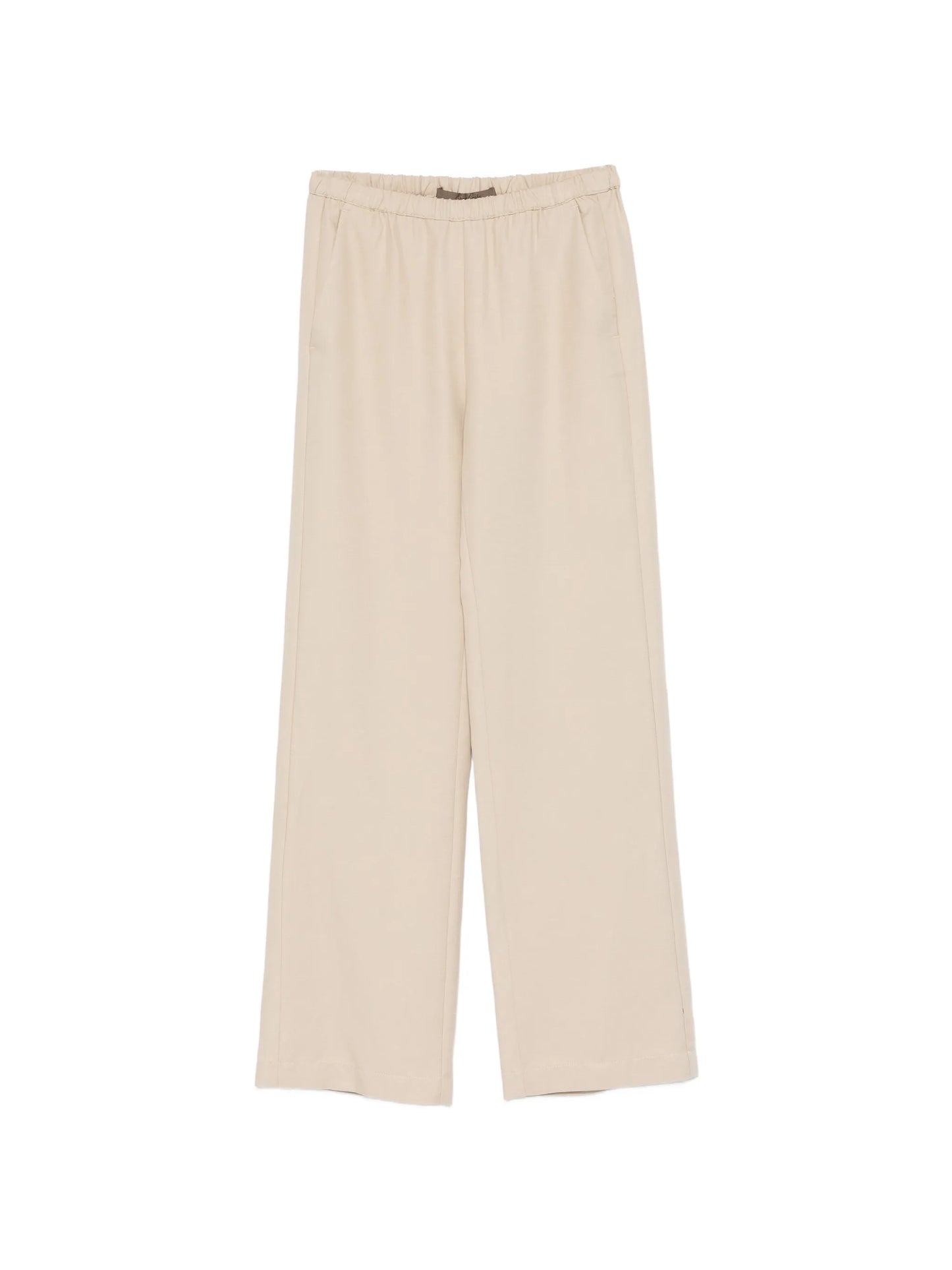 elasticated twill trousers
