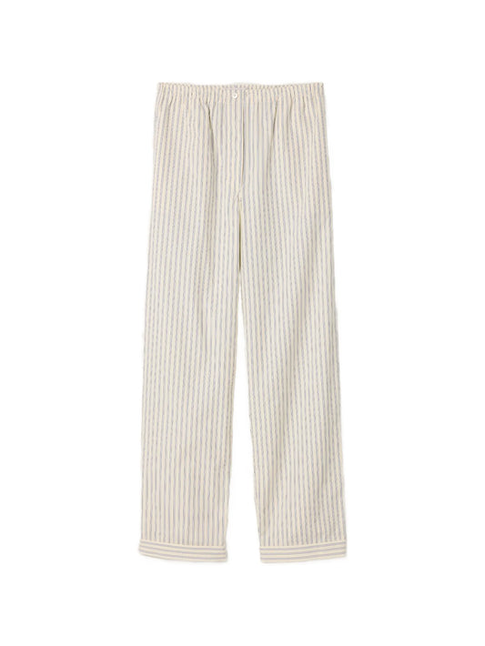 striped poplin pajama pants