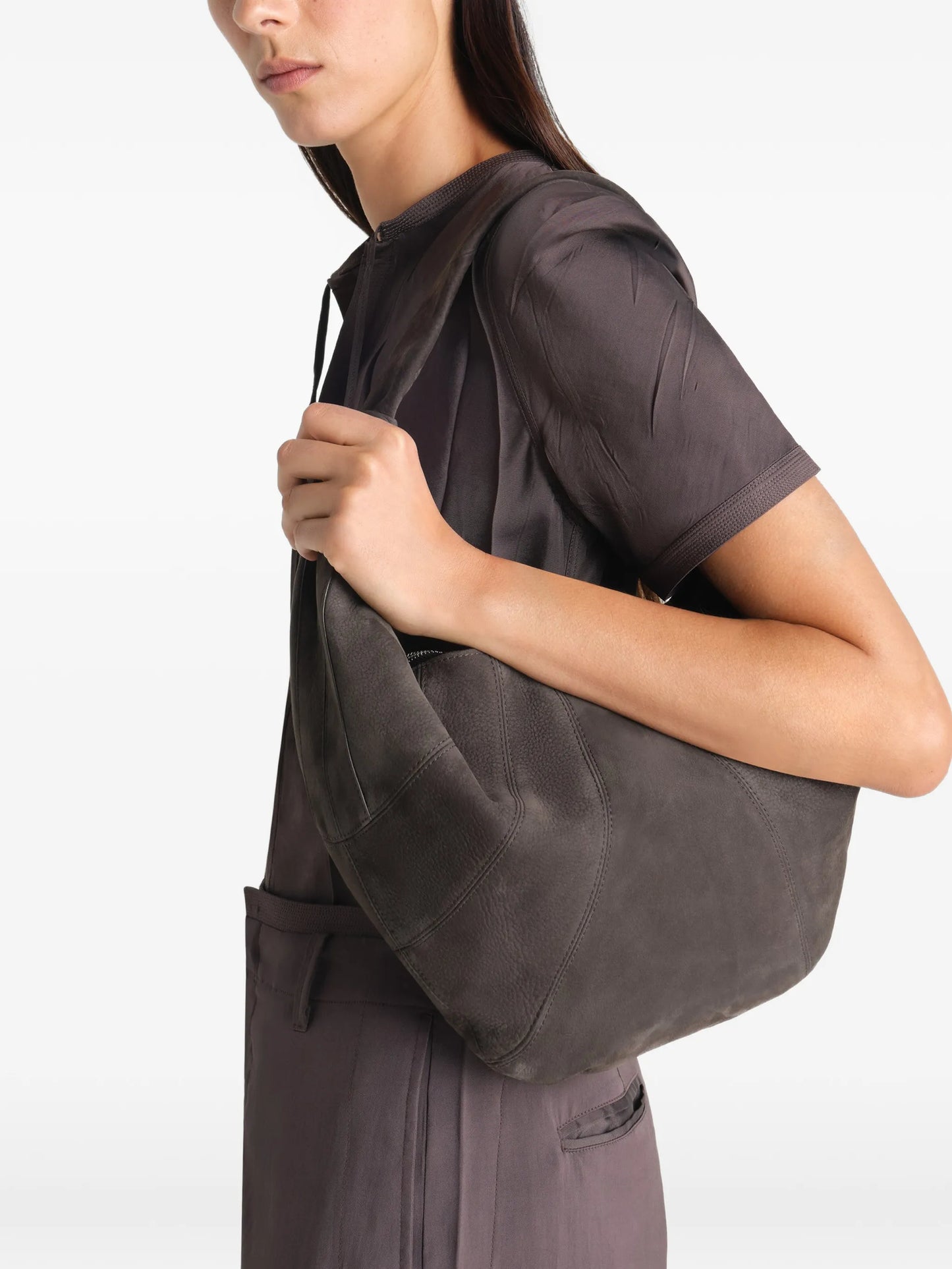 Fortune Croissant topstitched bag