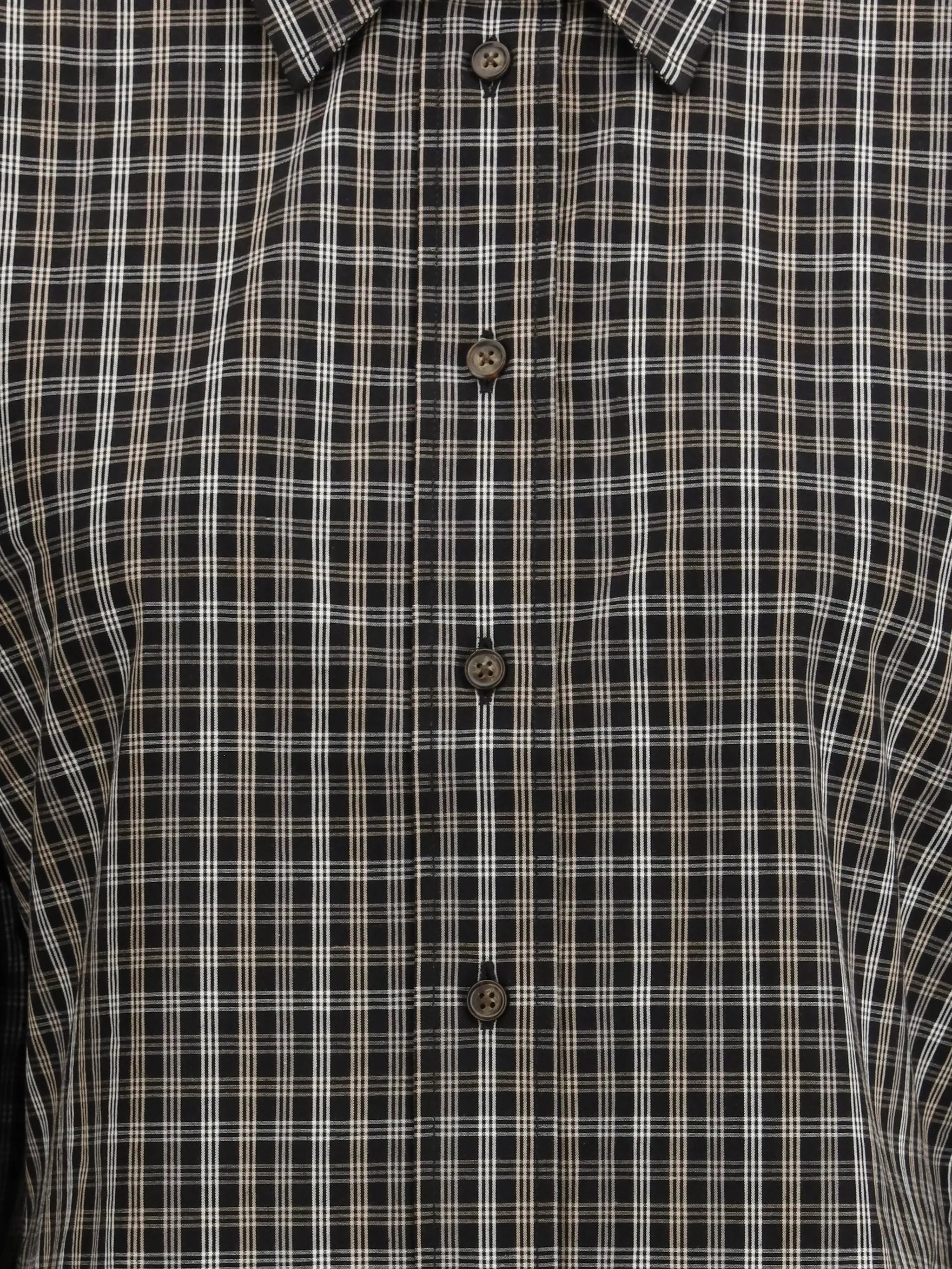 shaped check shirt