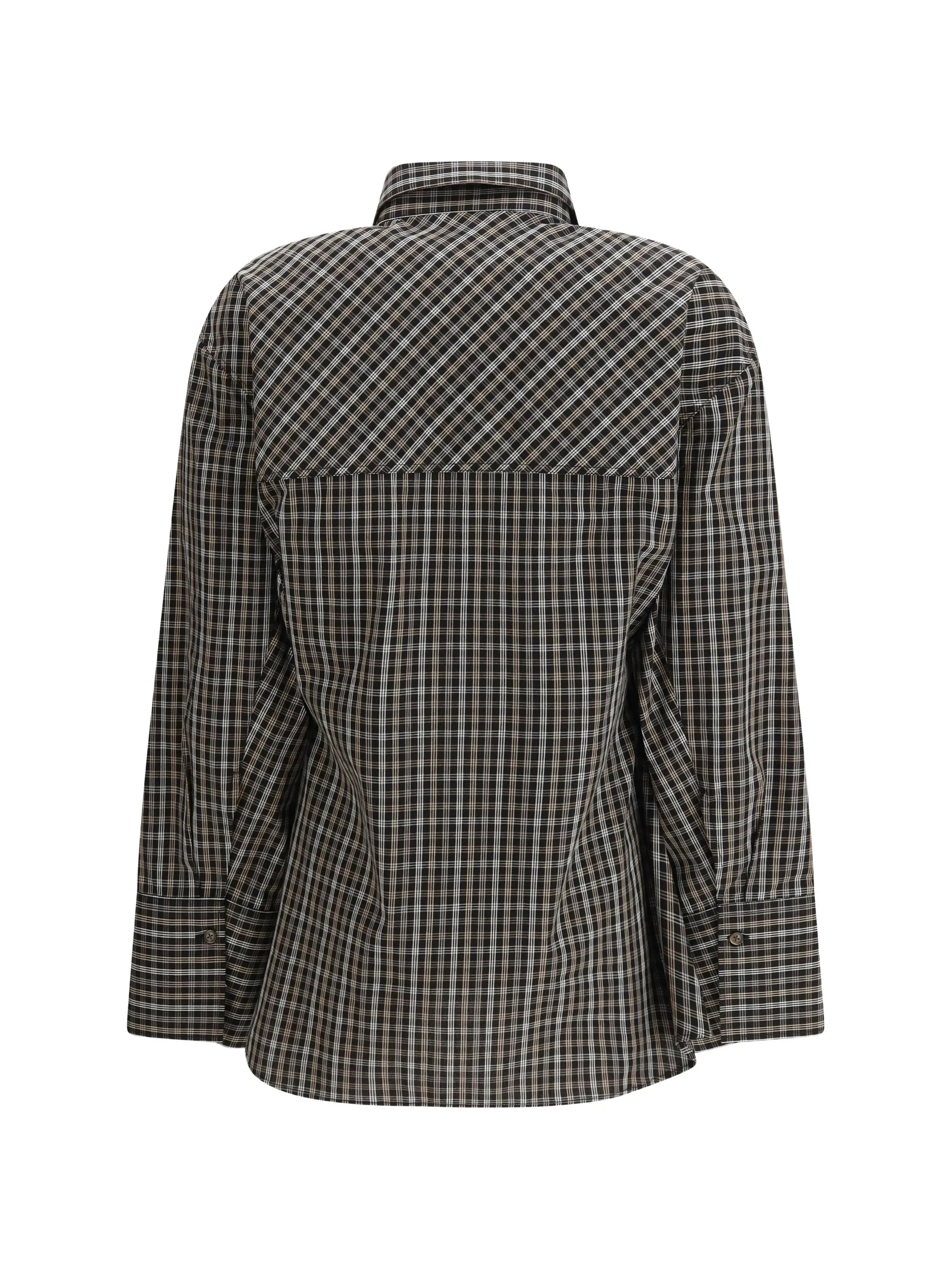 shaped check shirt