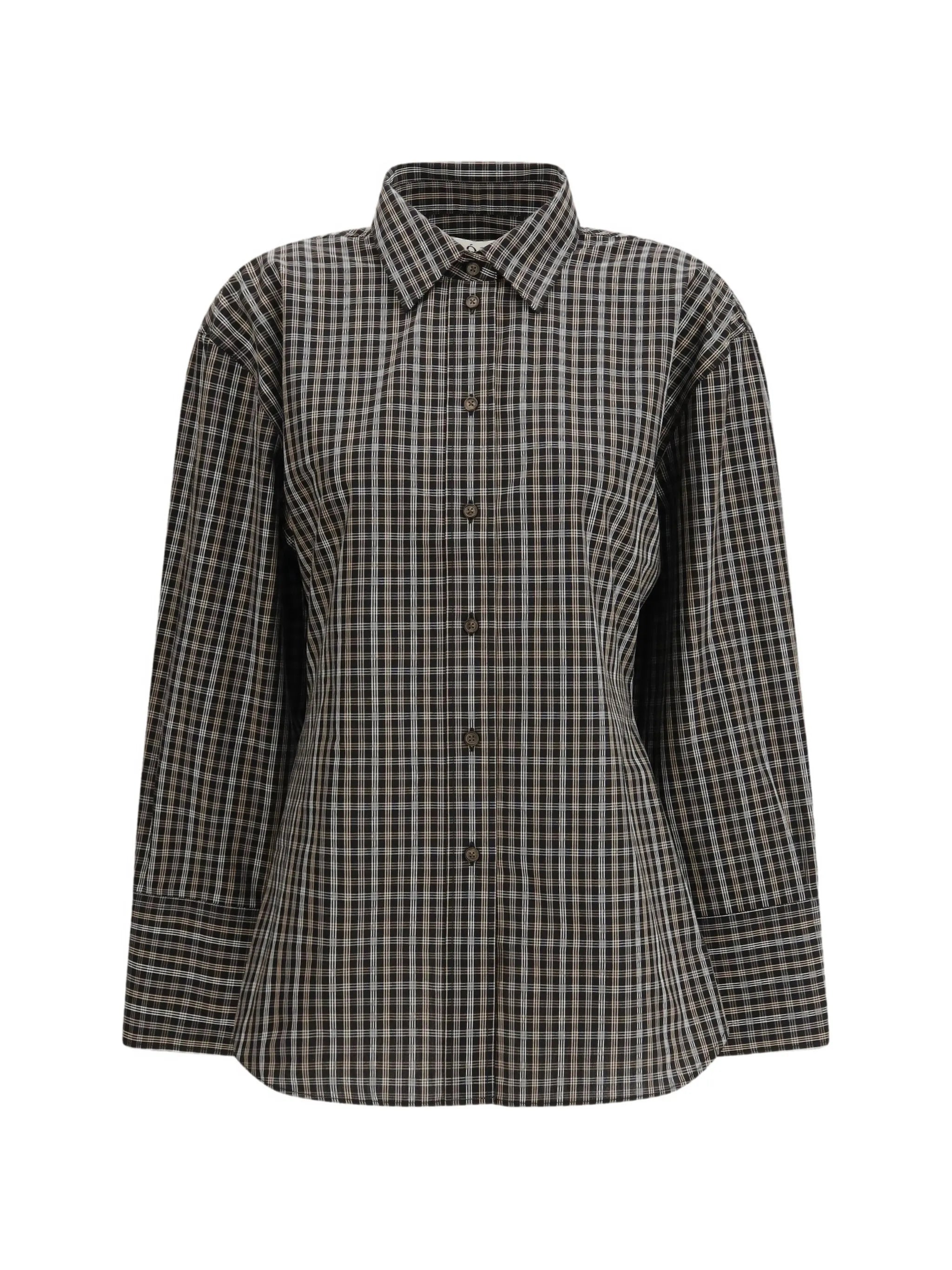 shaped check shirt