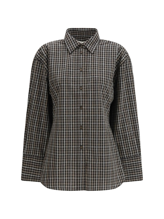 shaped check shirt