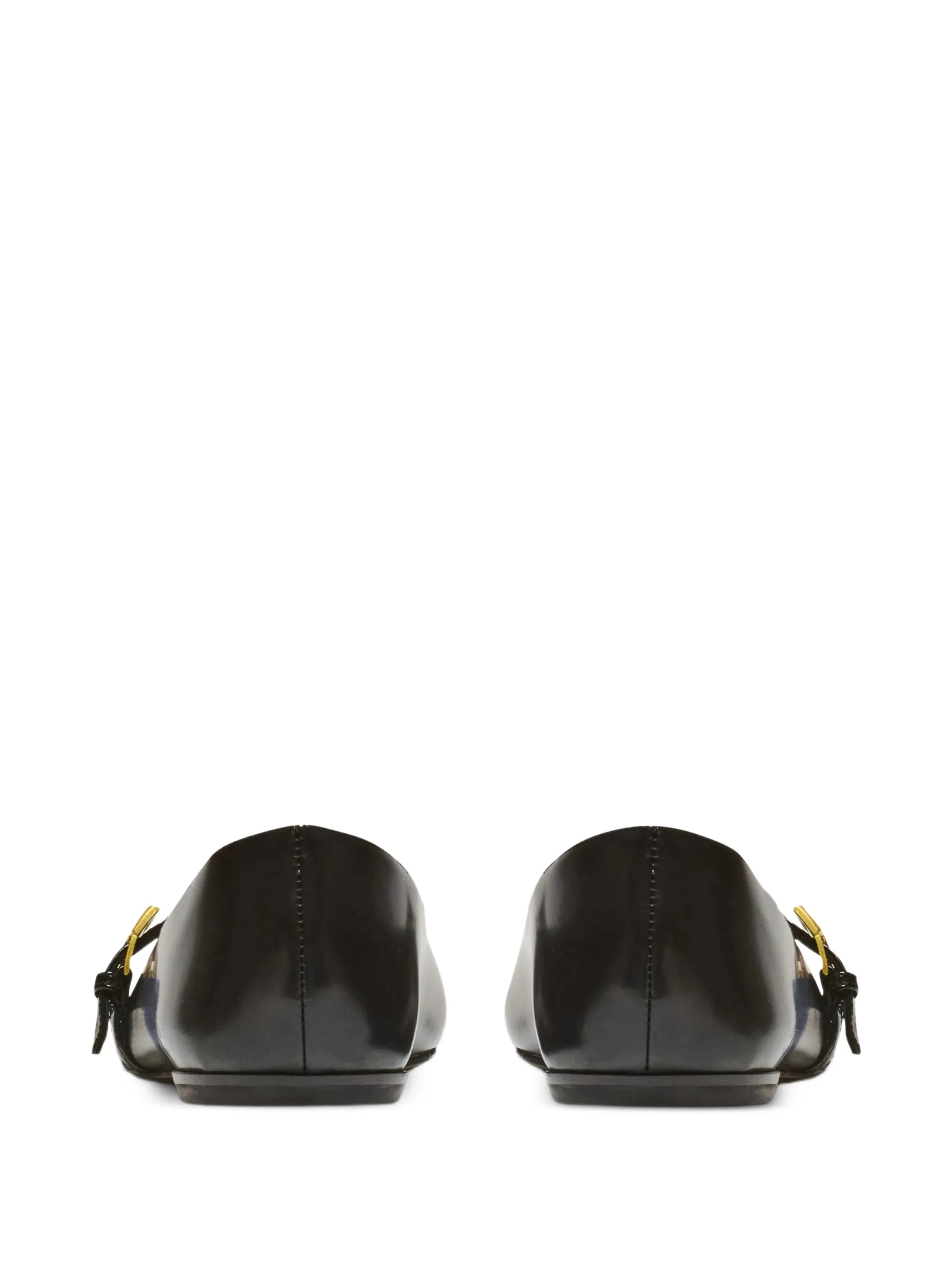 shiny lambskin Sync ballet flats