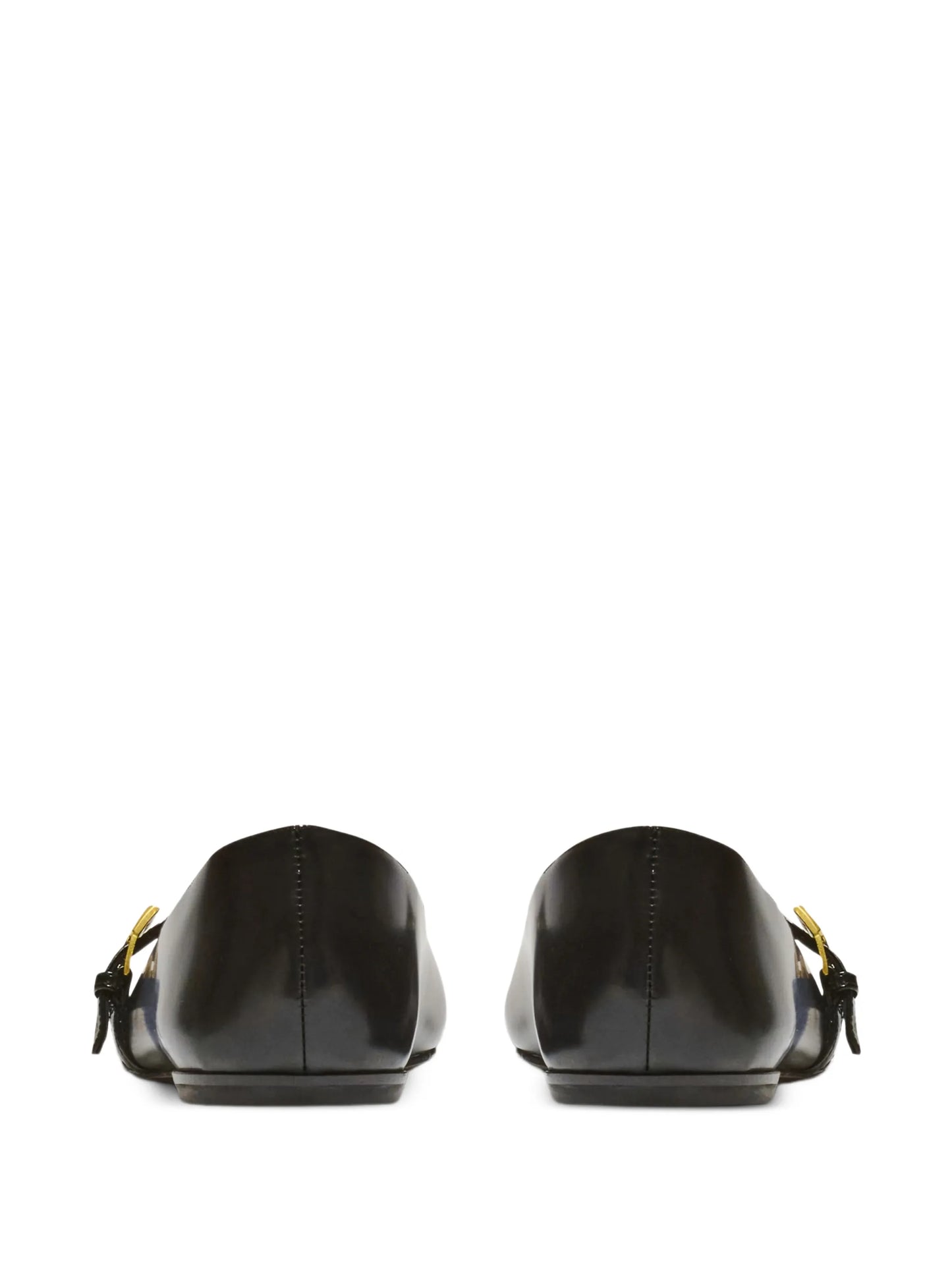 shiny lambskin Sync ballet flats