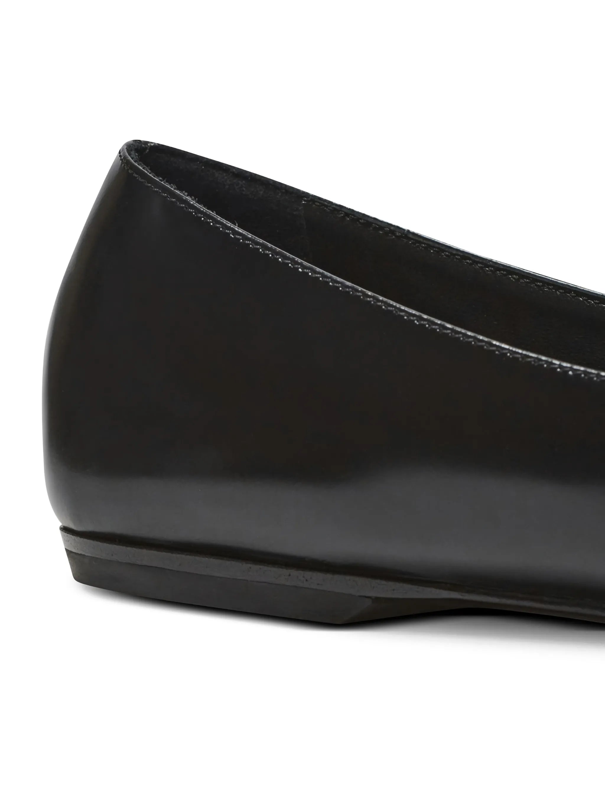 shiny lambskin Sync ballet flats