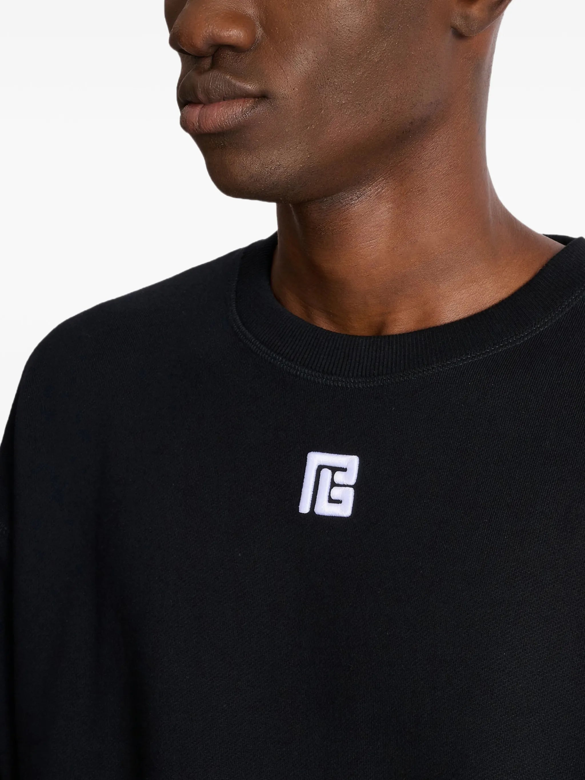 logo-embroidered sweater