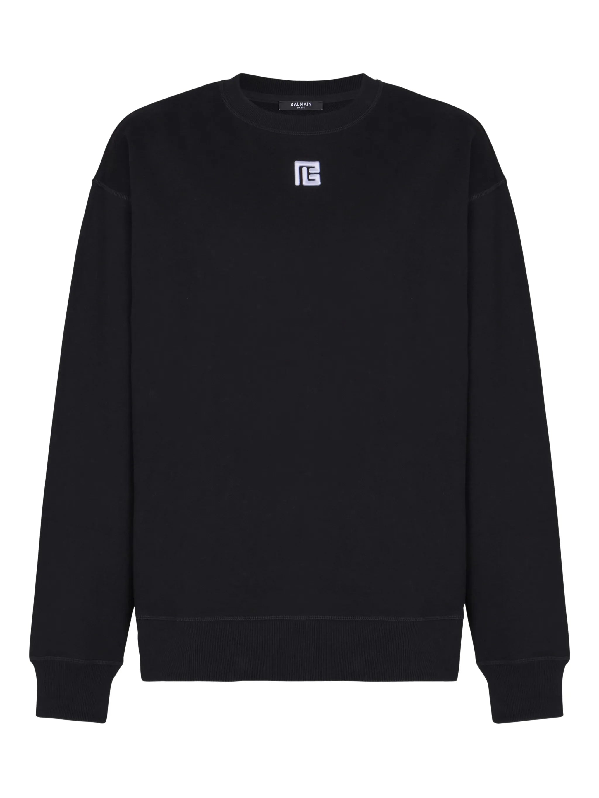 logo-embroidered sweatshirt