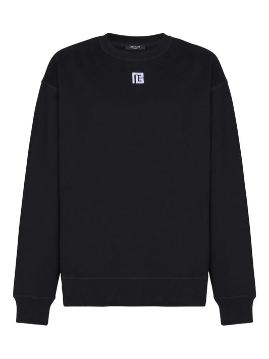 logo-embroidered sweater