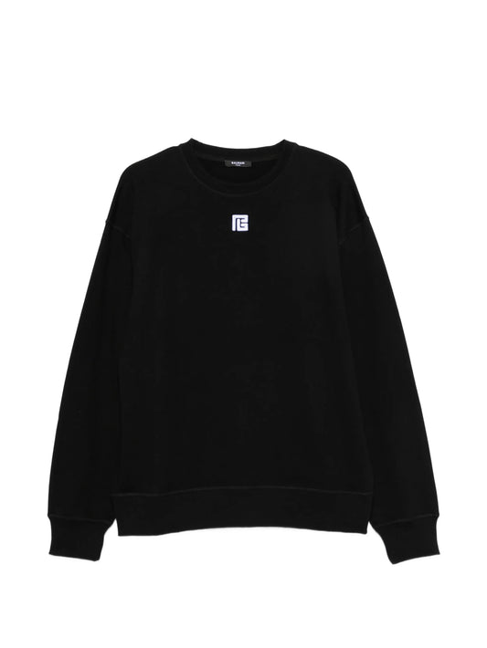logo-embroidered sweater