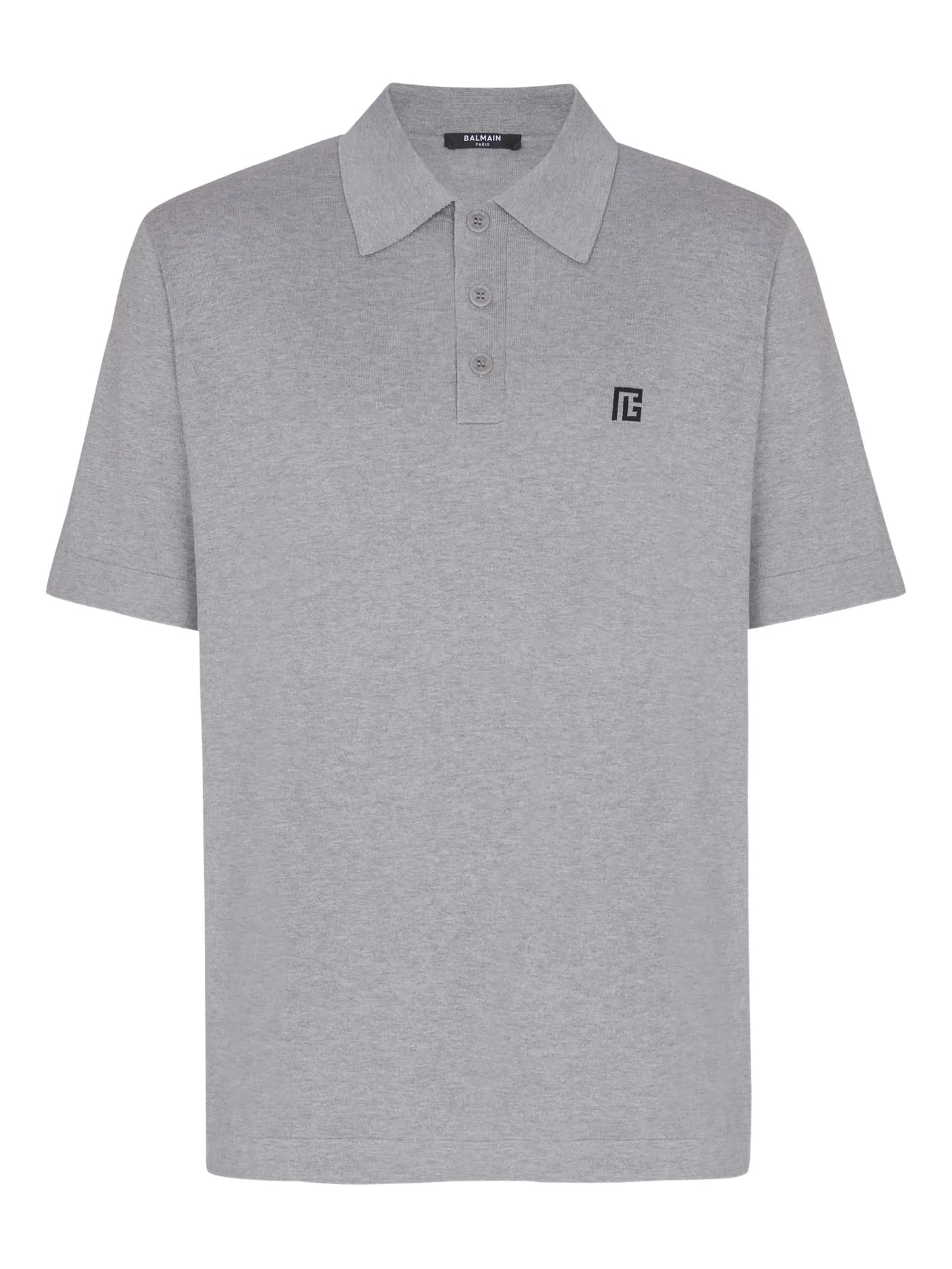 logo-embroidered cotton polo shirt