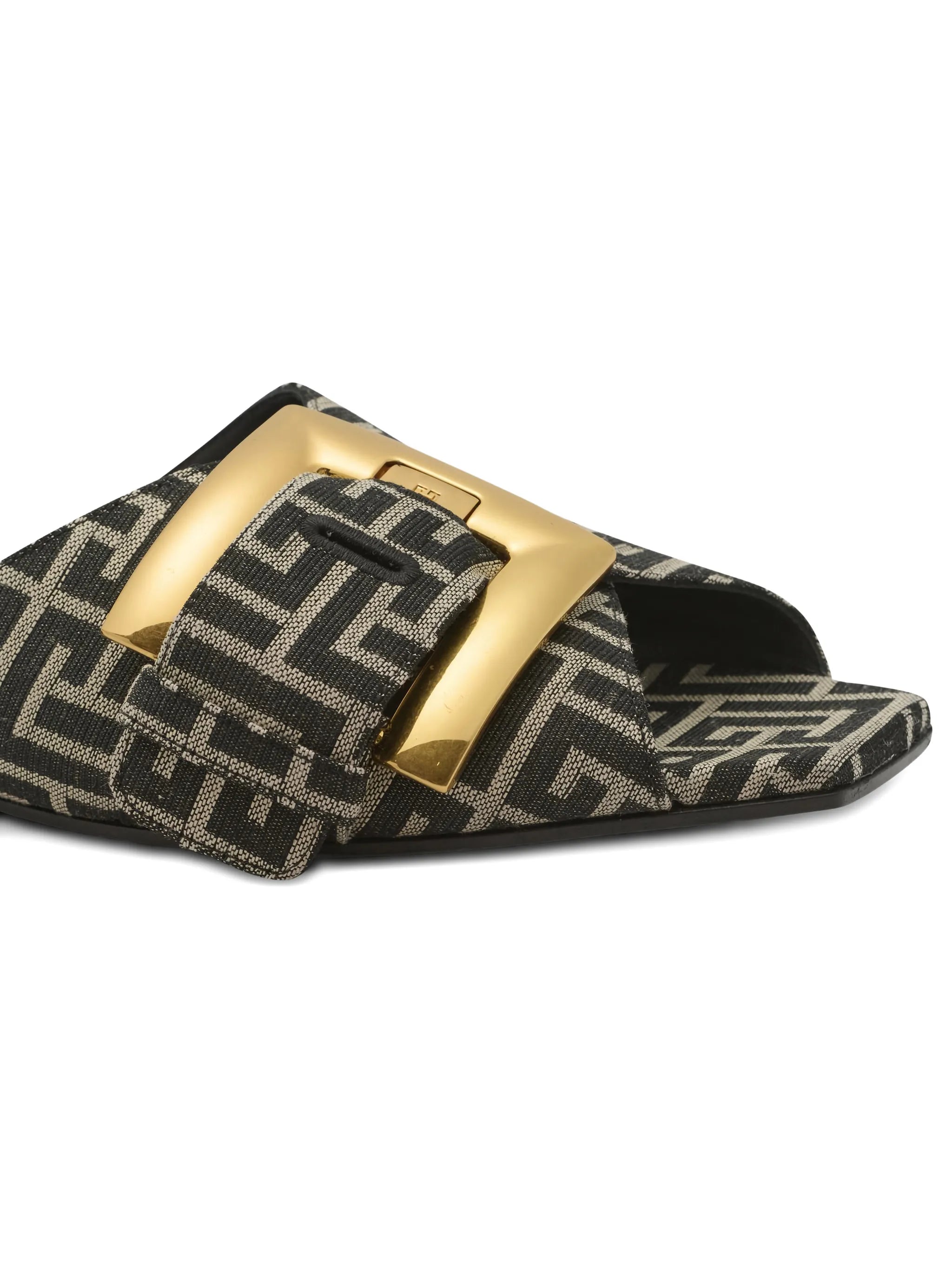Anthem monogram-pattern sandals