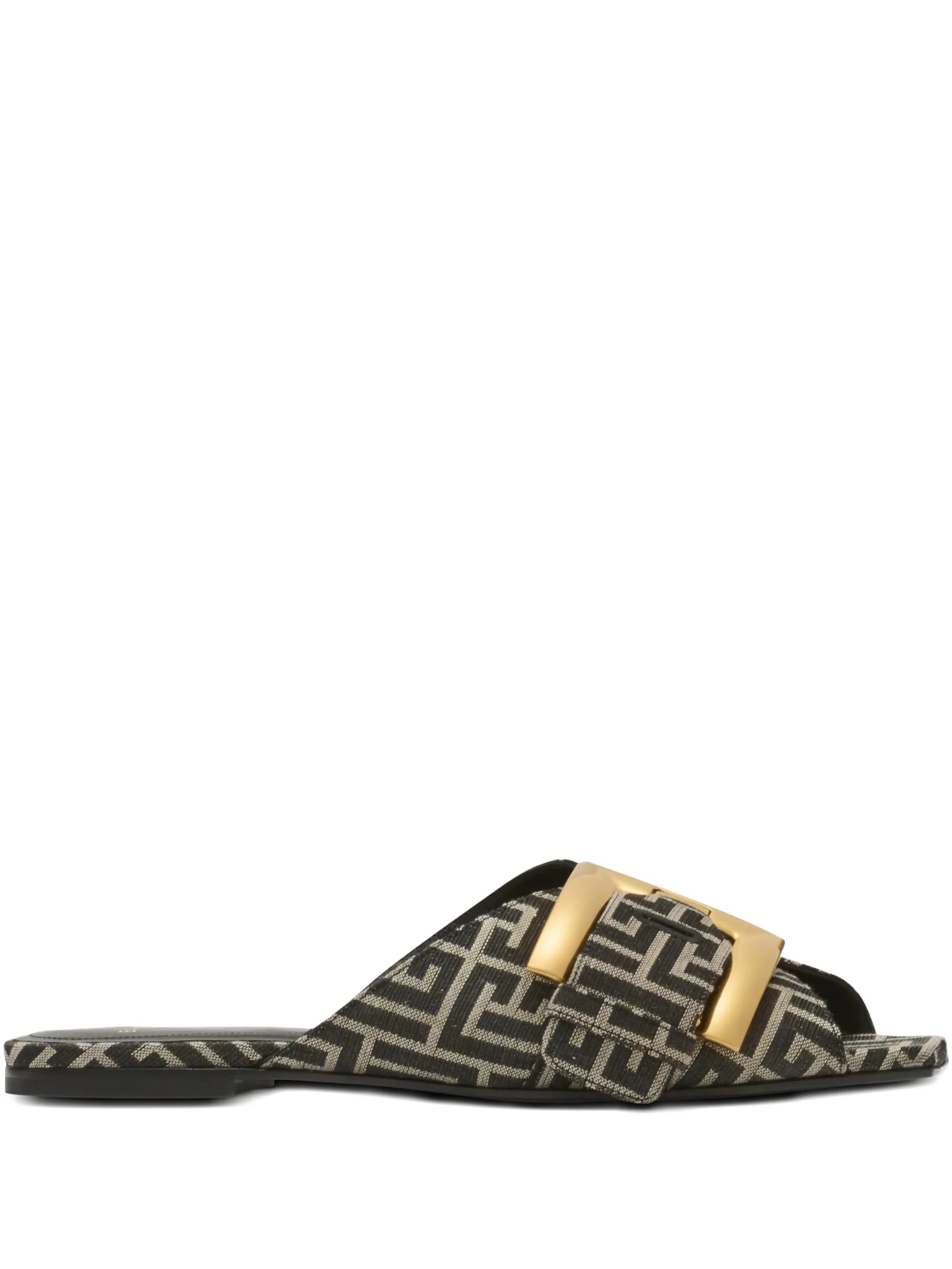 Anthem monogram-pattern sandals