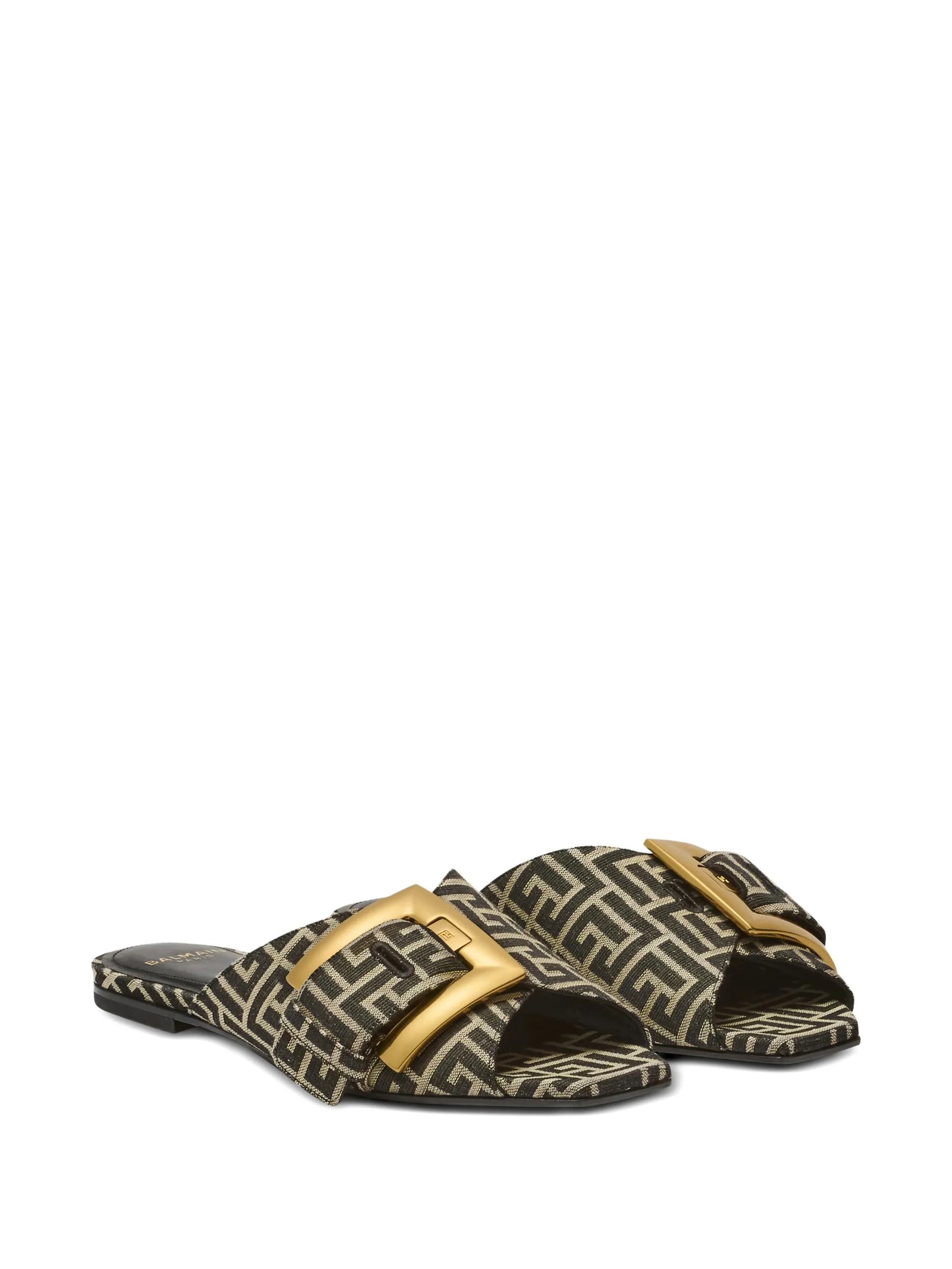 Anthem monogram-pattern sandals