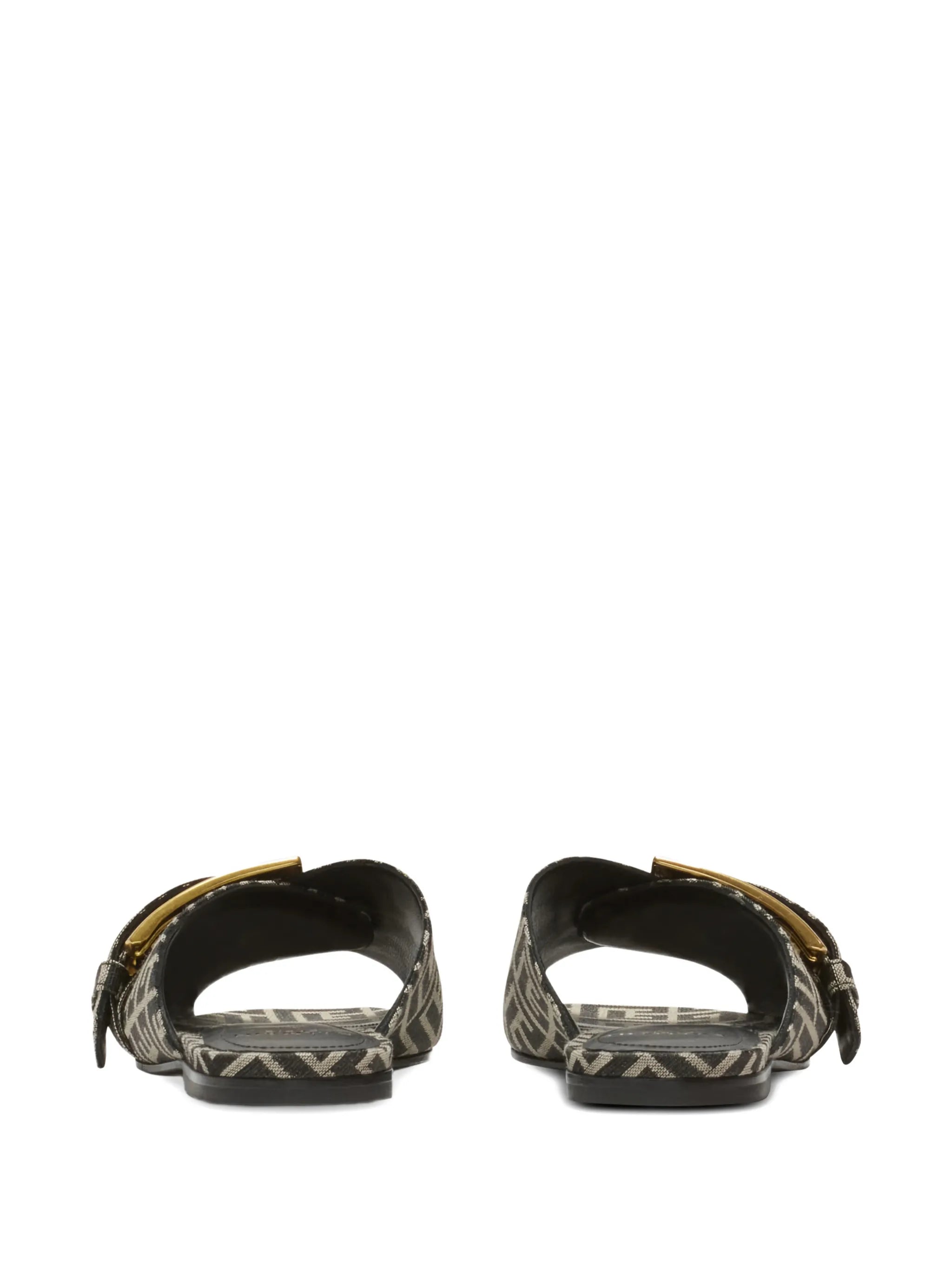 Anthem monogram-pattern sandals
