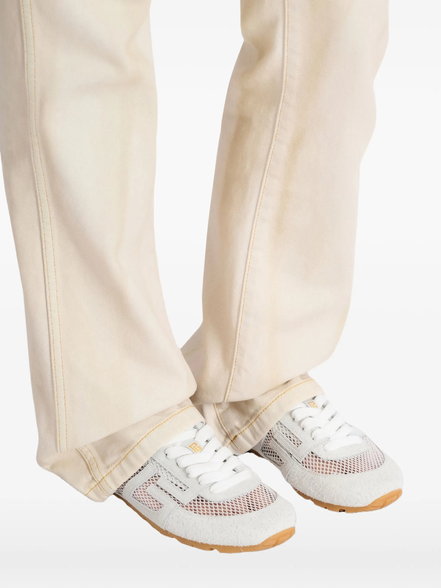 Racer 45 trainers in calfskin, suede and nylon