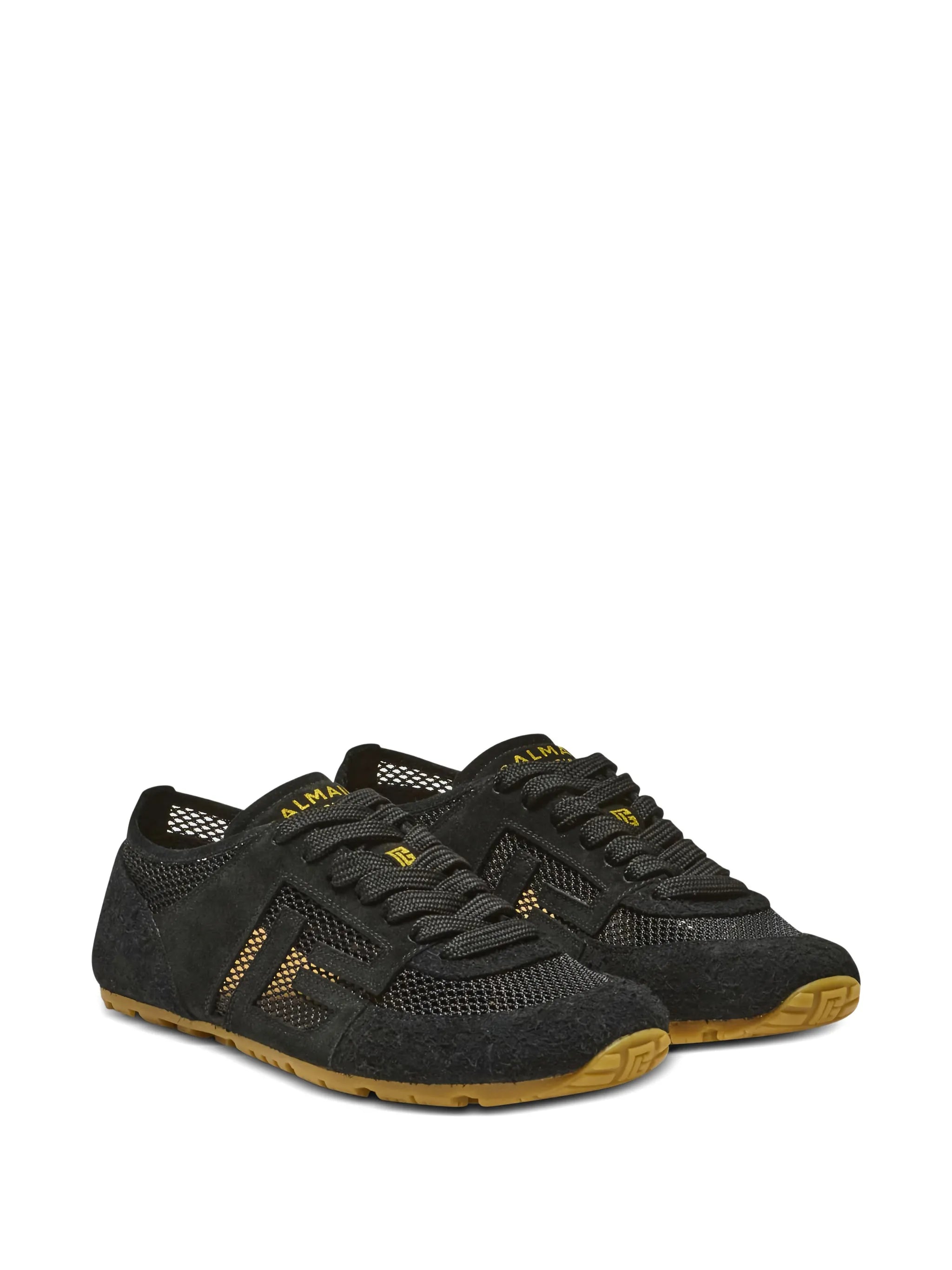 Racer 45 trainers in calfskin, suede and nylon