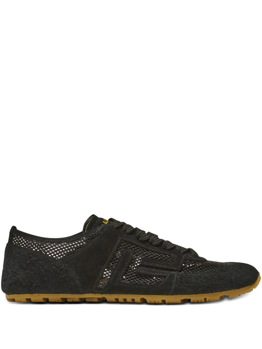 Racer 45 trainers in calfskin, suede and nylon