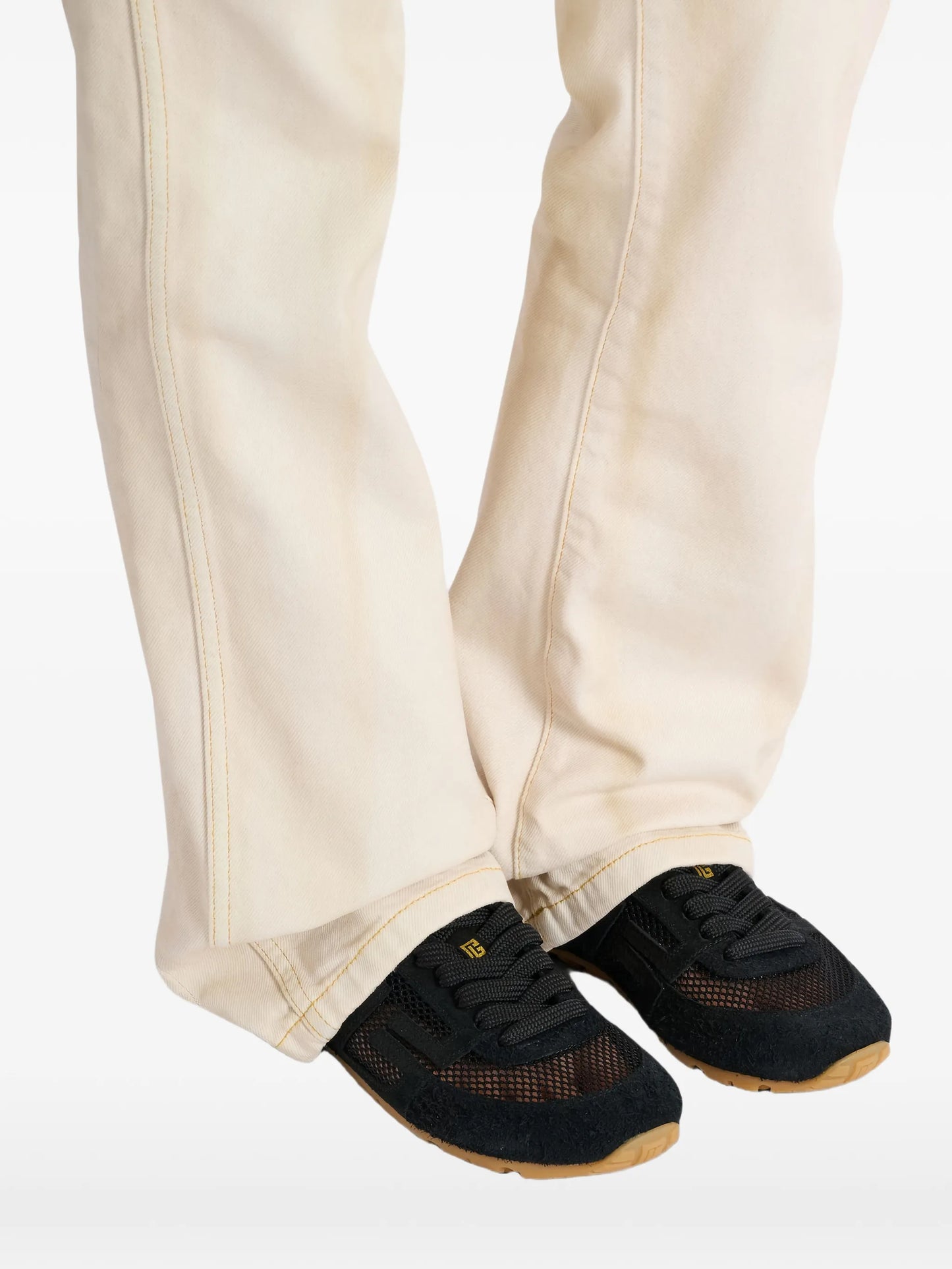 Racer 45 trainers in calfskin, suede and nylon