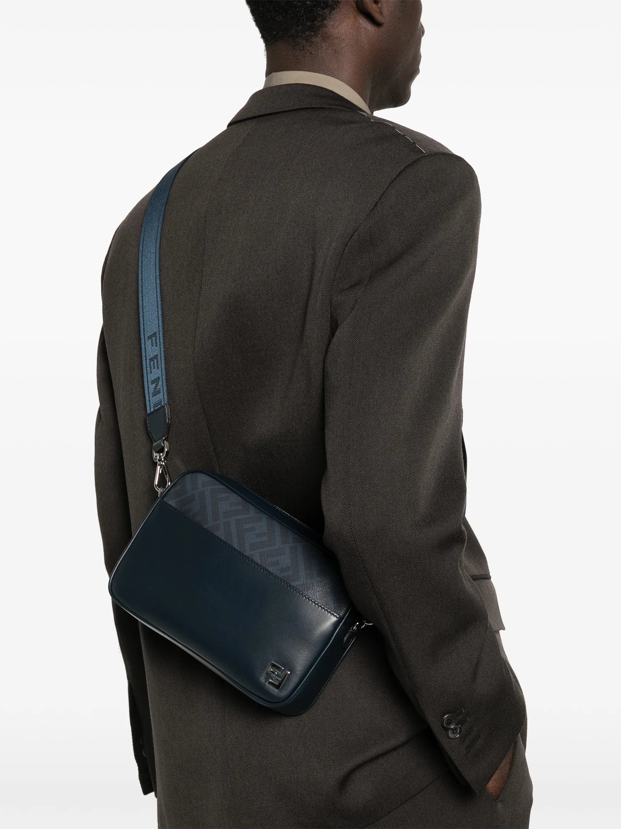 FF-motif shoulder bag
