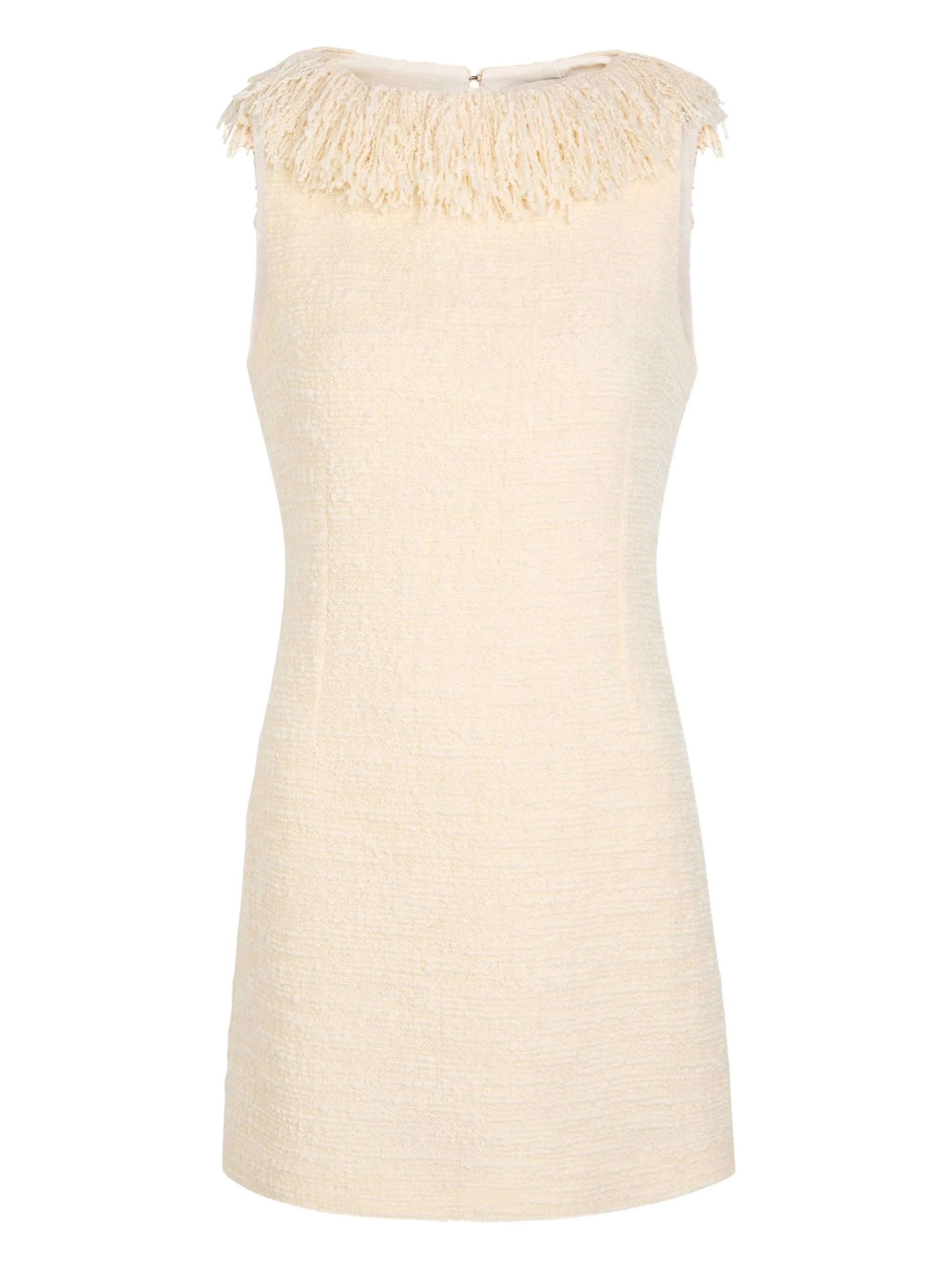 fringed mini dress