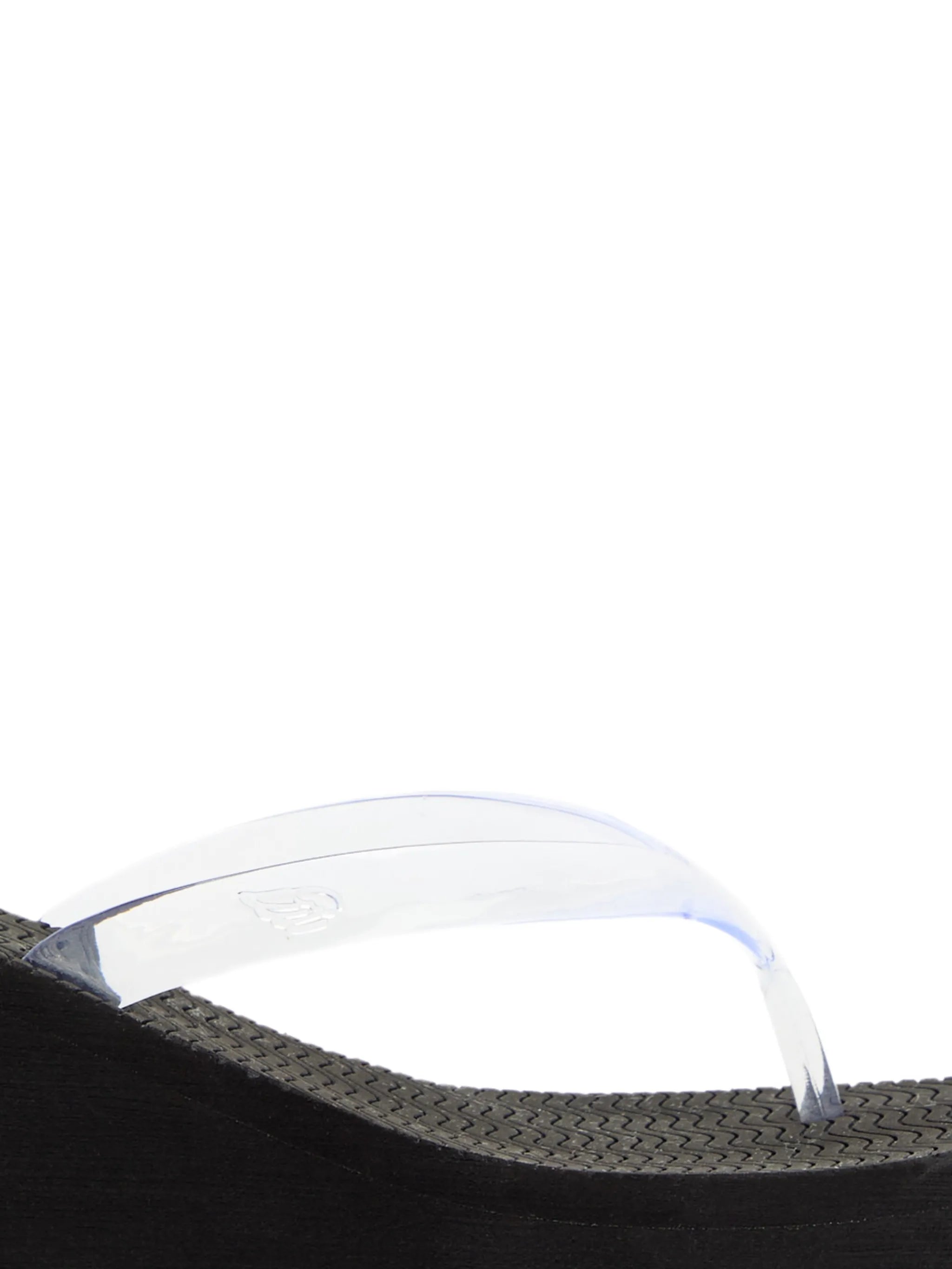 wedge clear sandals