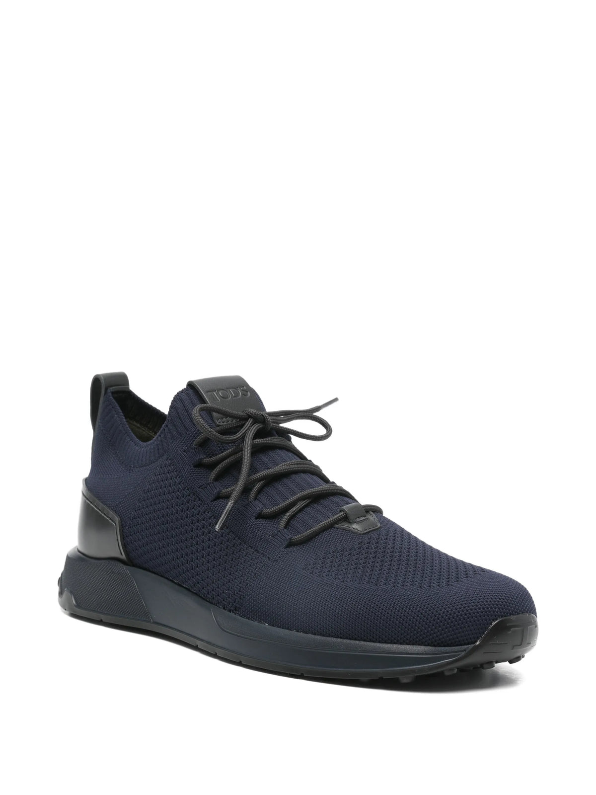 sock sneakers in technical fabric and leather