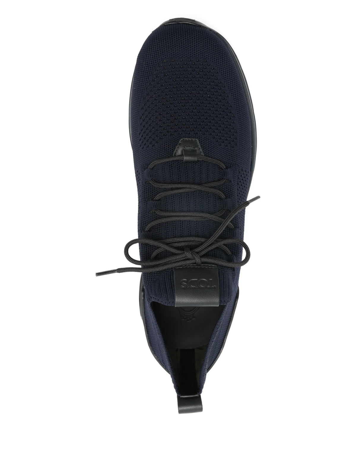 sock sneakers in technical fabric and leather