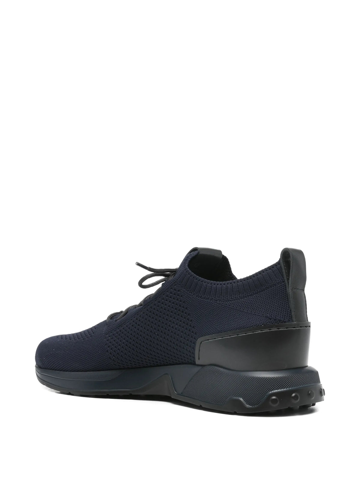 sock sneakers in technical fabric and leather