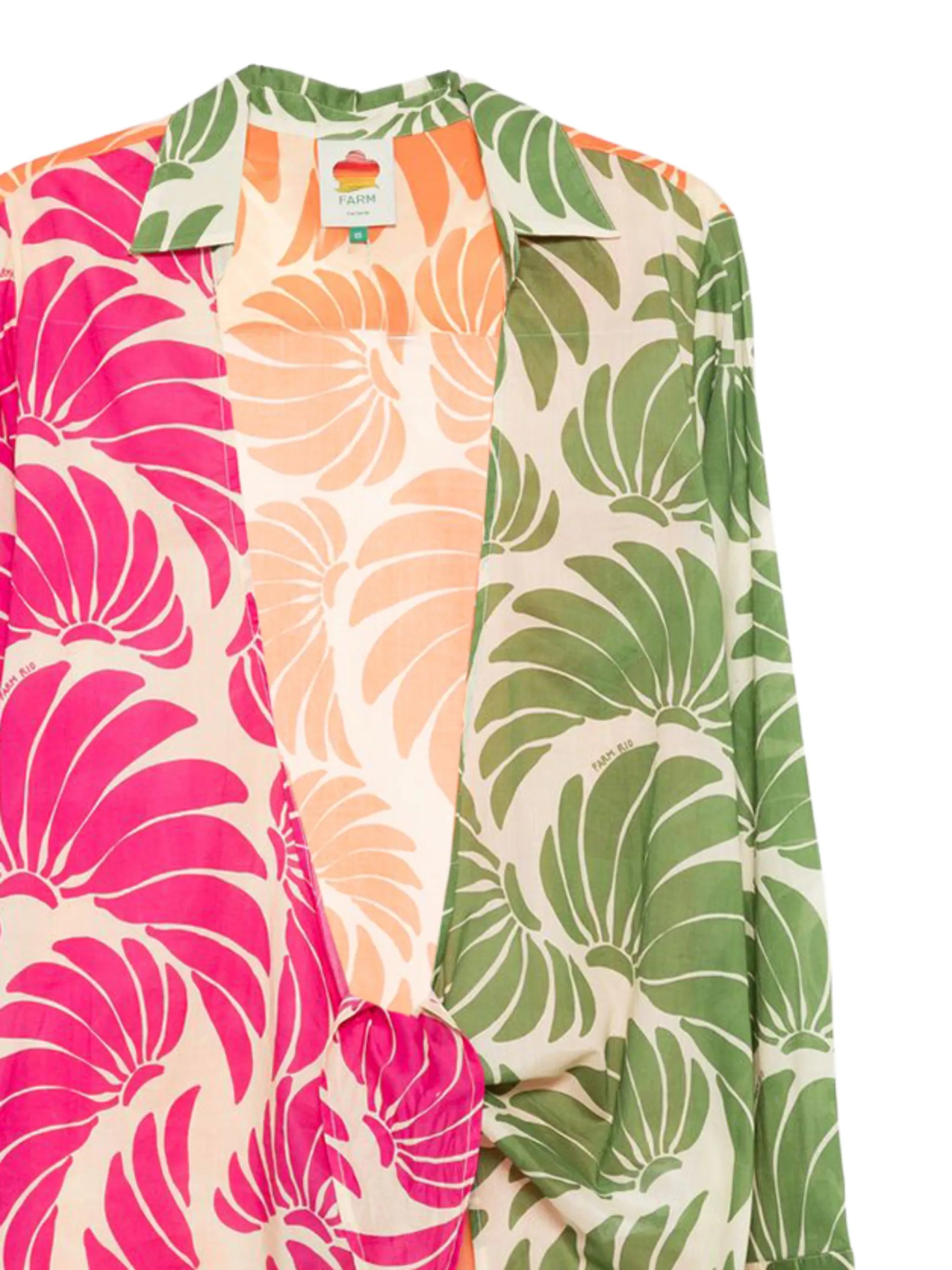 floral tie front dress
