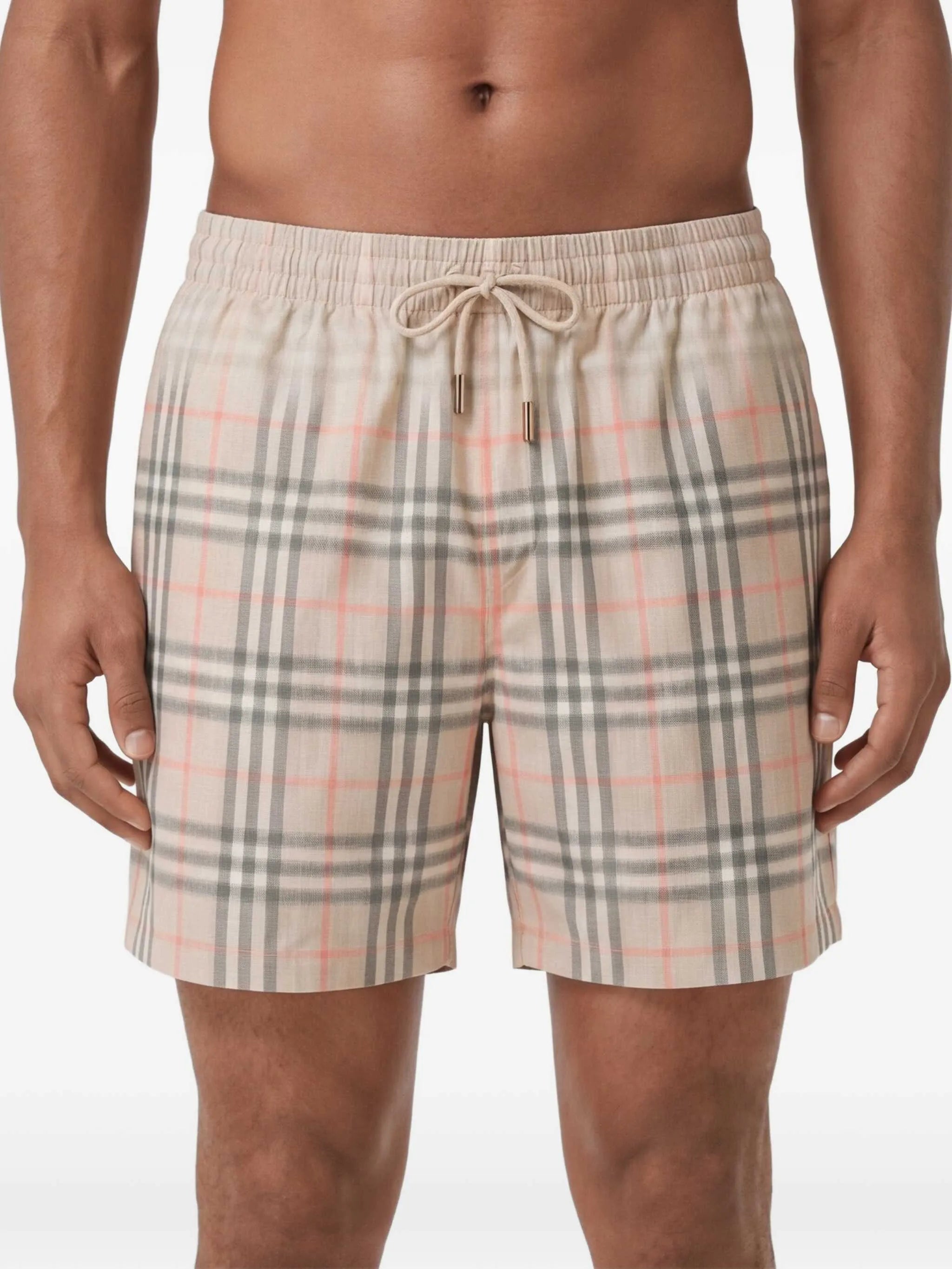 gradient Check swim shorts
