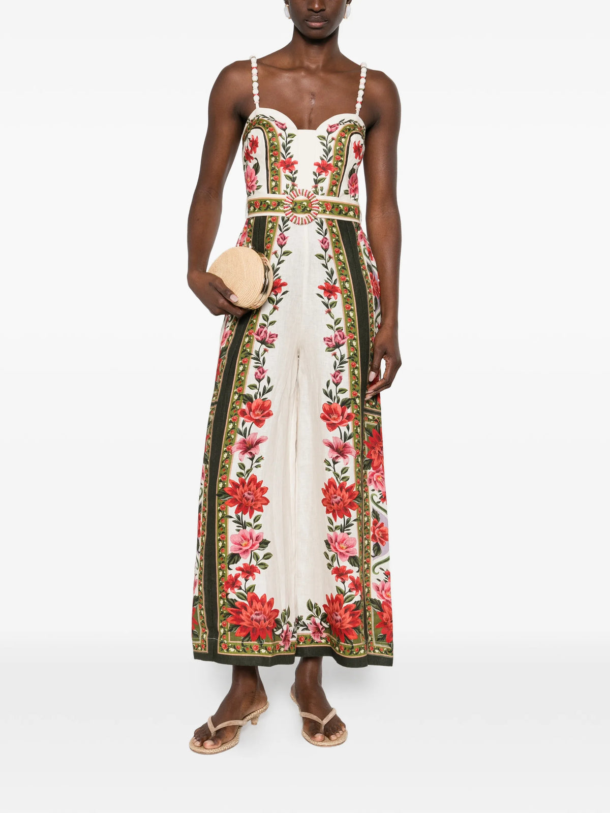 Wonder Rio sleeveless Euroflax™ linen wide-leg jumpsuit