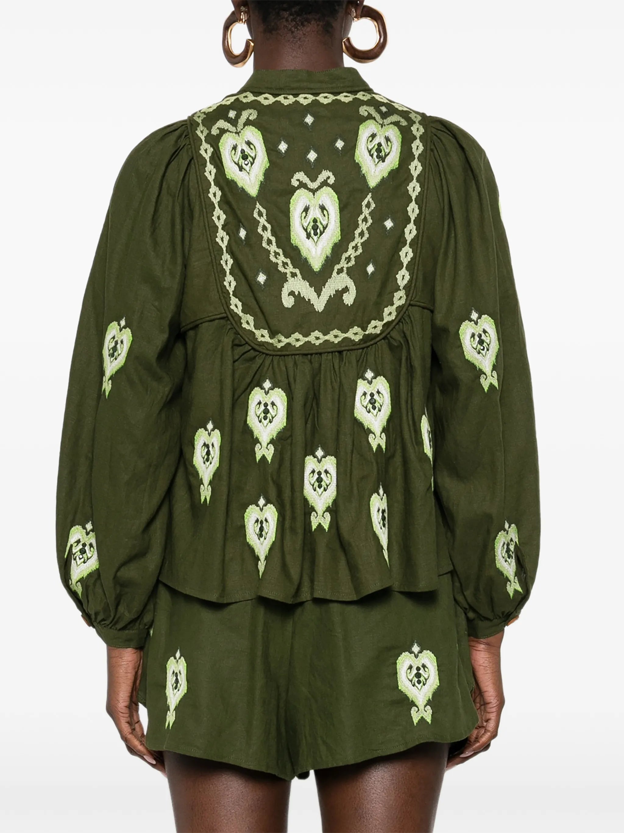embroidered tassel shirt
