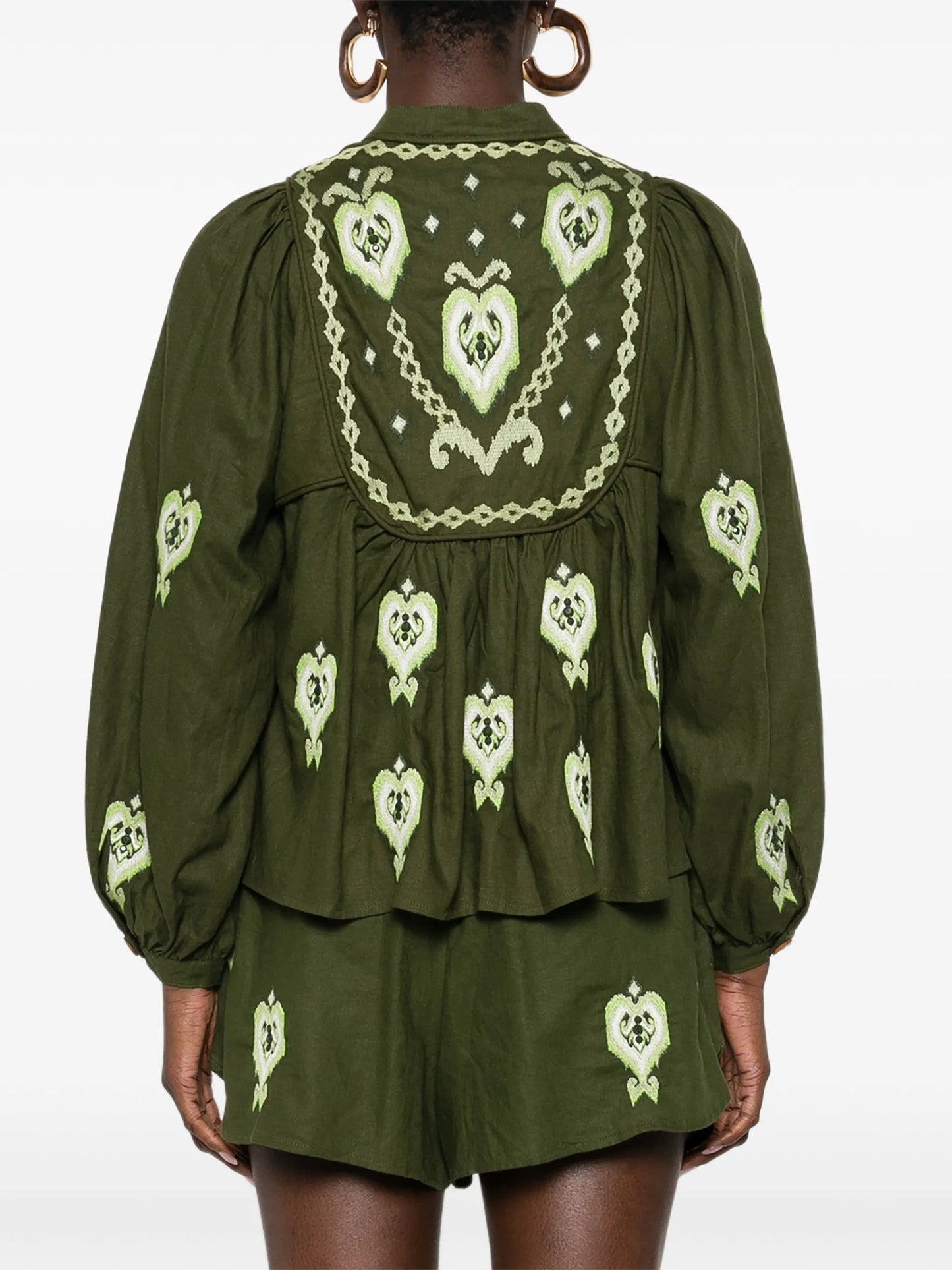 embroidered tassel shirt